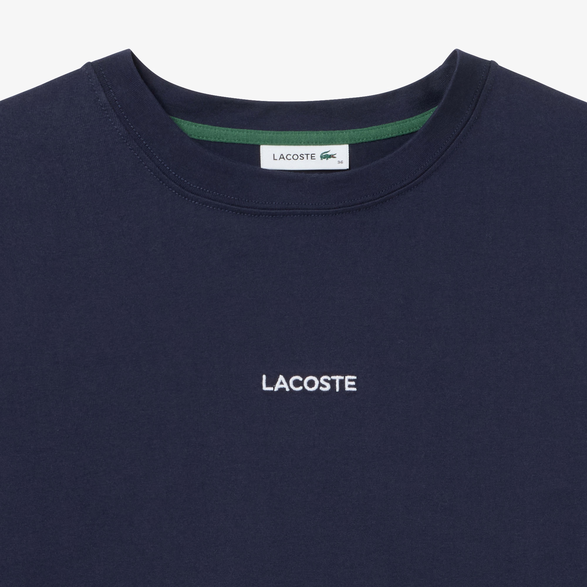 ワンポイント刺しゅう長袖Tシャツ