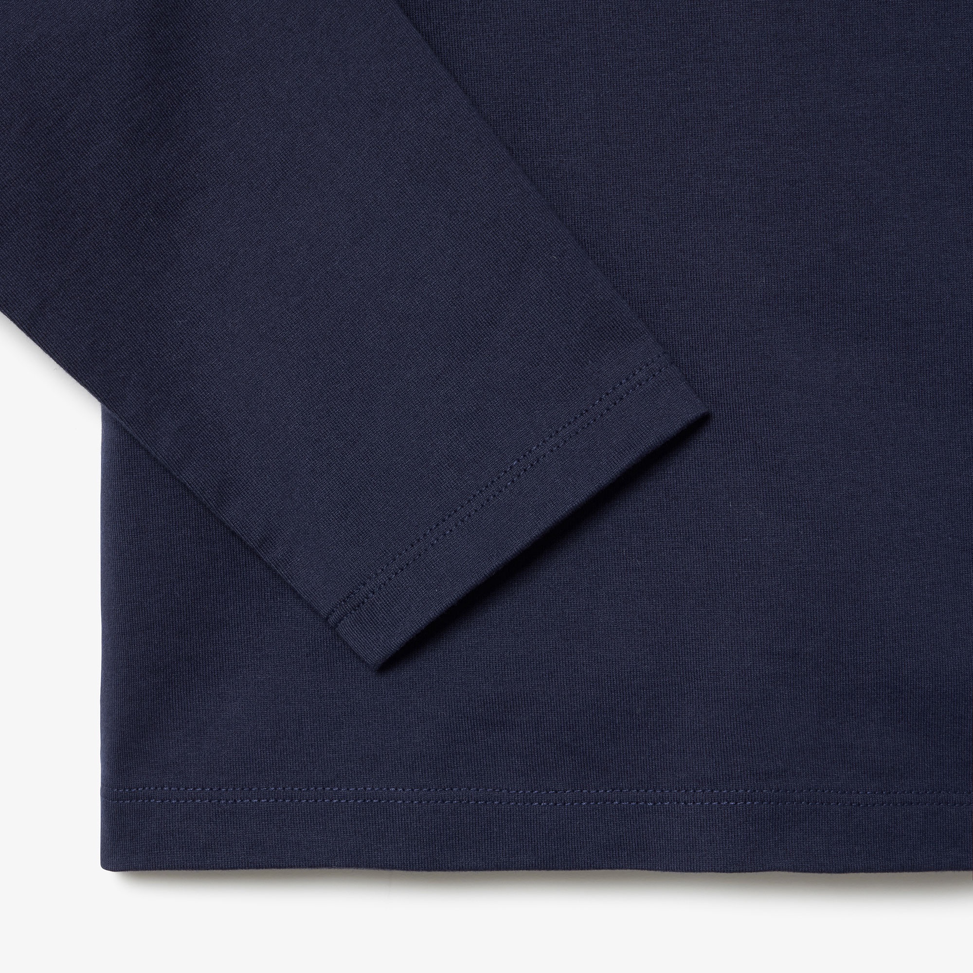 ワンポイント刺しゅう長袖Tシャツ