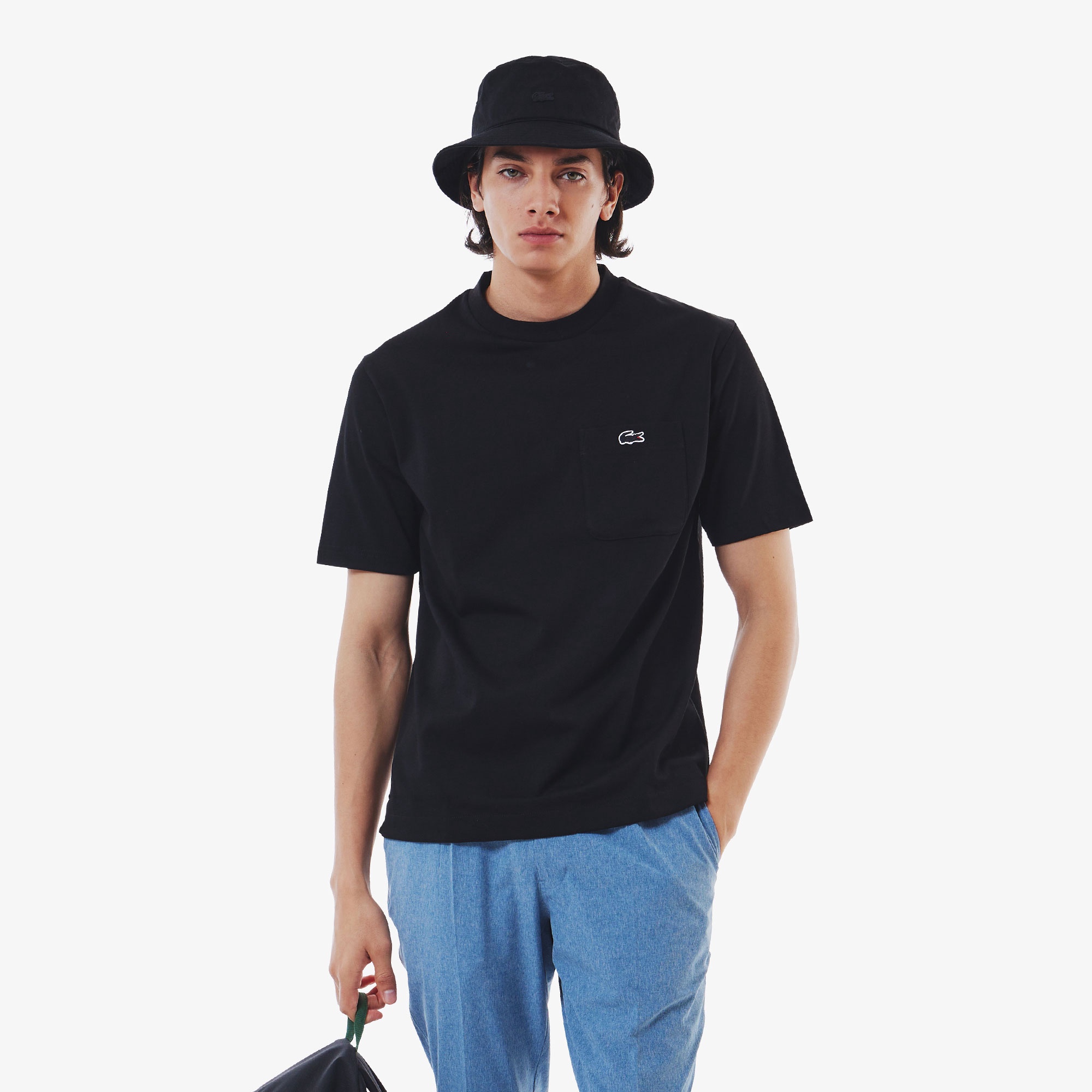 アウトラインクロックポケットTシャツ