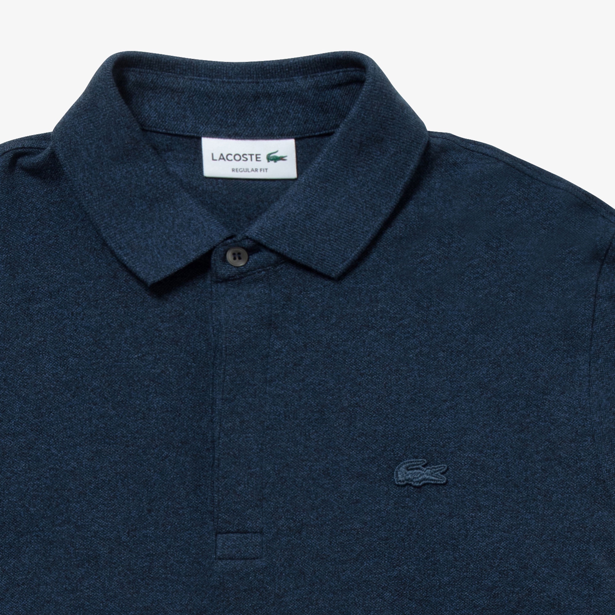 比翼フロントロングスリーブポロシャツ