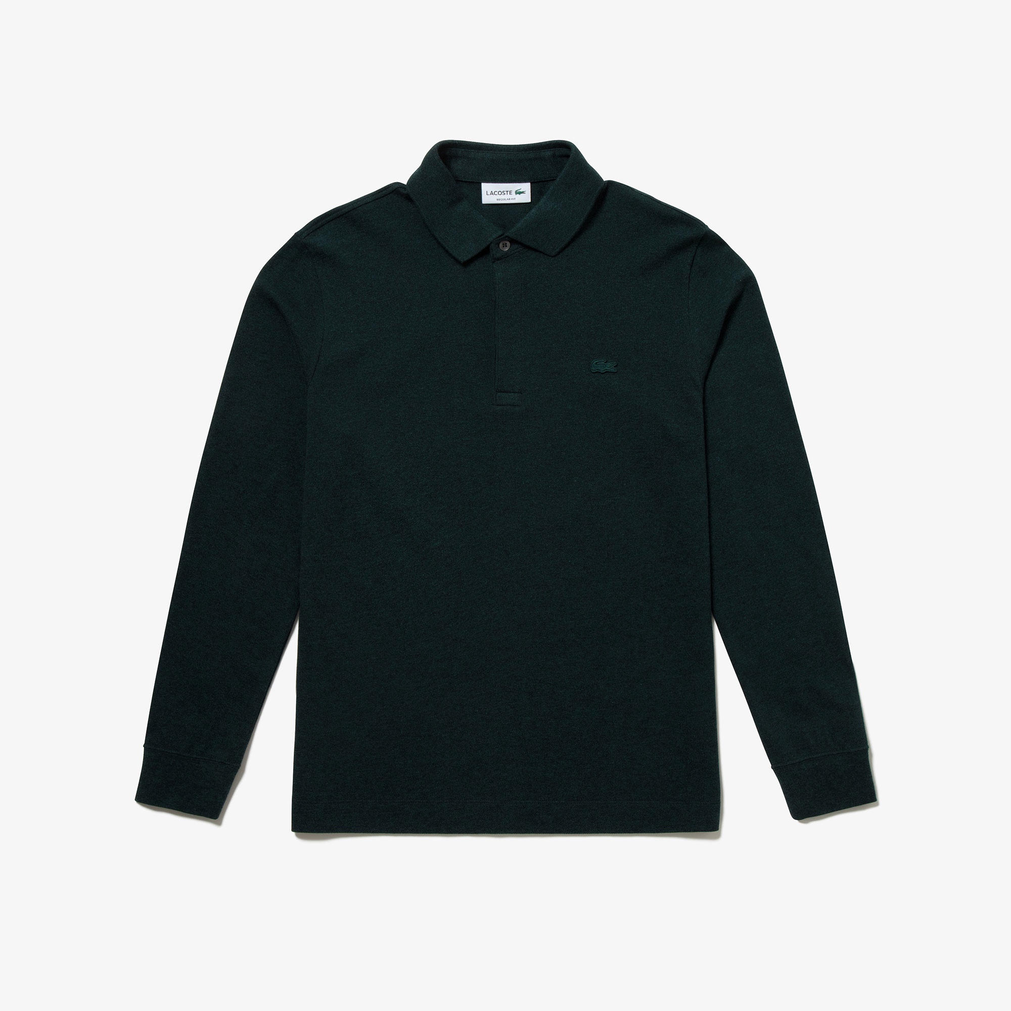 比翼フロントロングスリーブポロシャツ