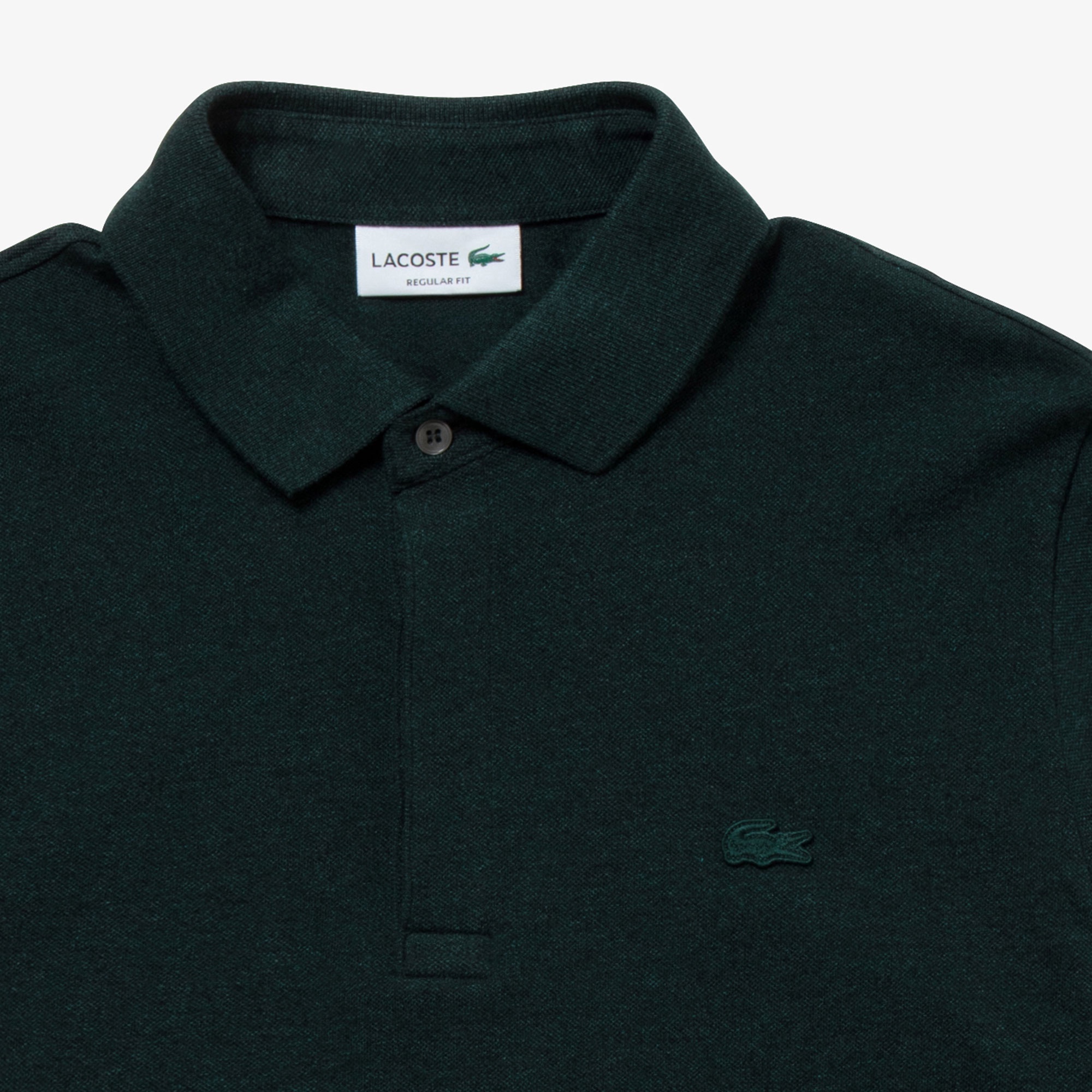 比翼フロントロングスリーブポロシャツ