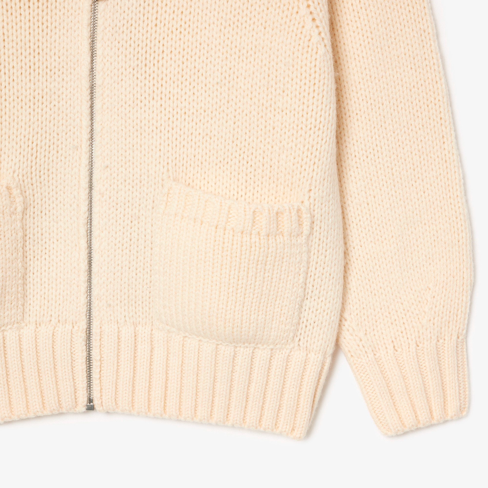 バックステッチニットジャケット