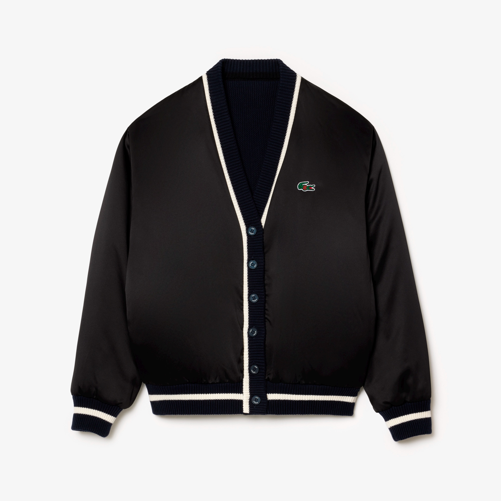 『Lacoste x CLOT』リバーシブルカーディガン