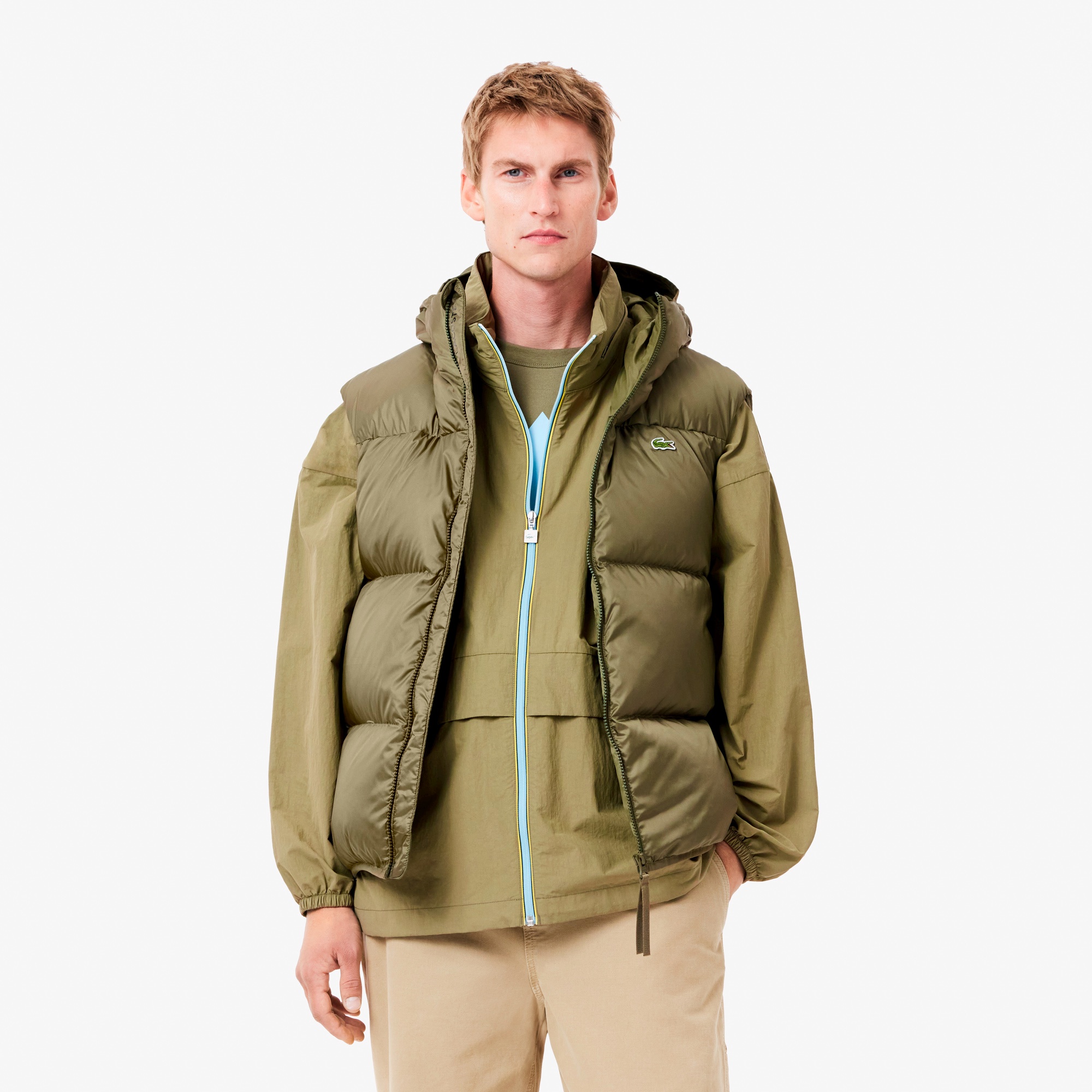 バックステッチダウンベスト