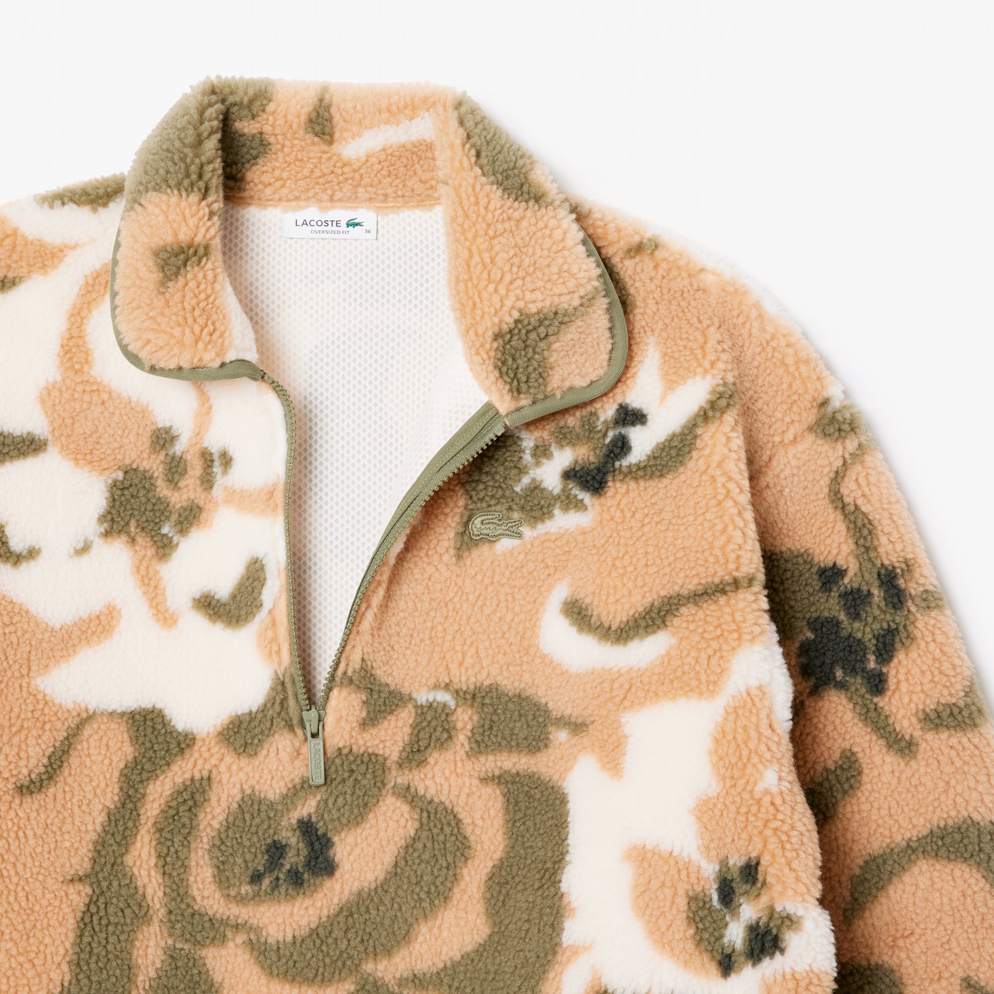 フローラルボアフリースプルオーバー