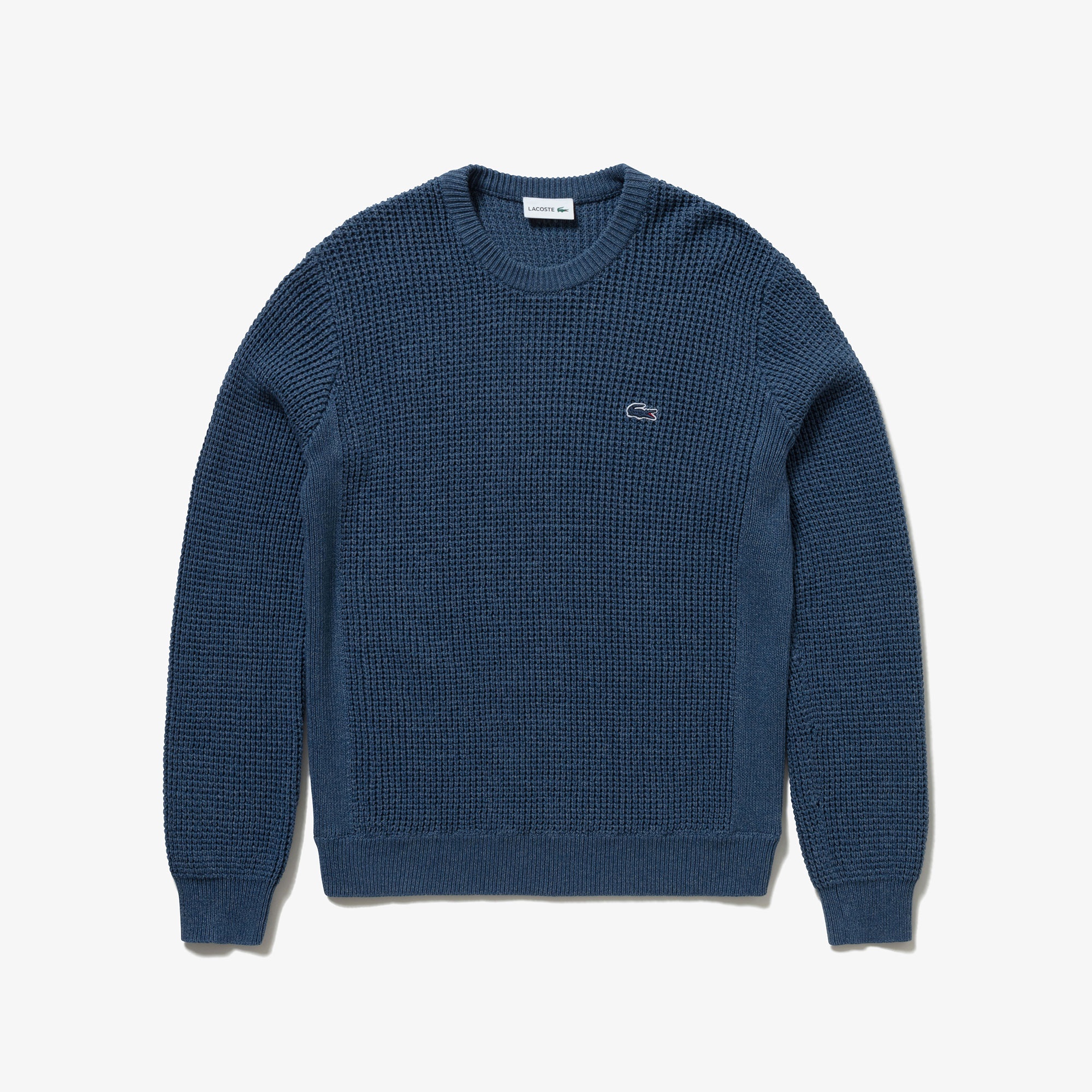 ヘザーカラーリングワッフルニット