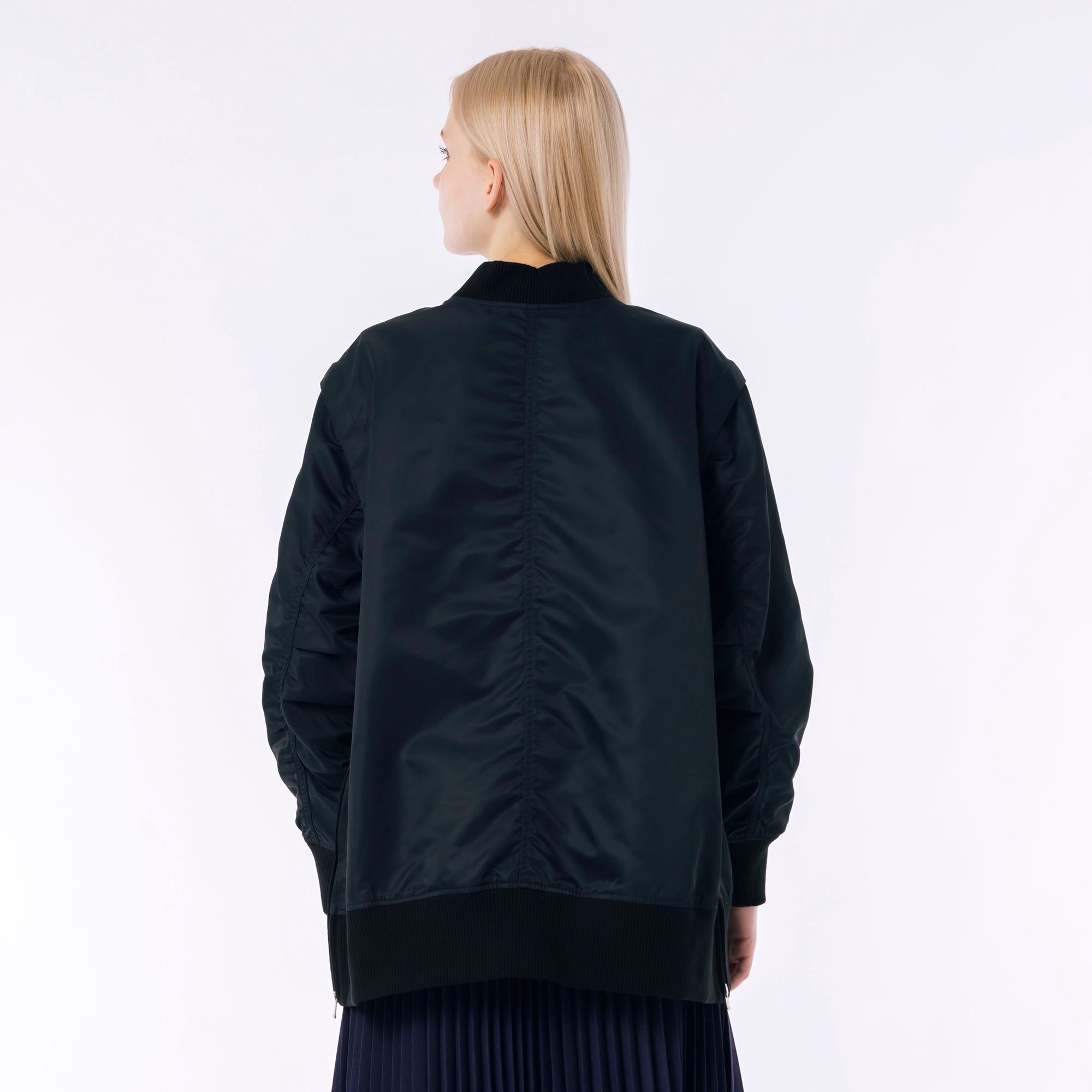 デタッチャブルスリーブボンバージャケット