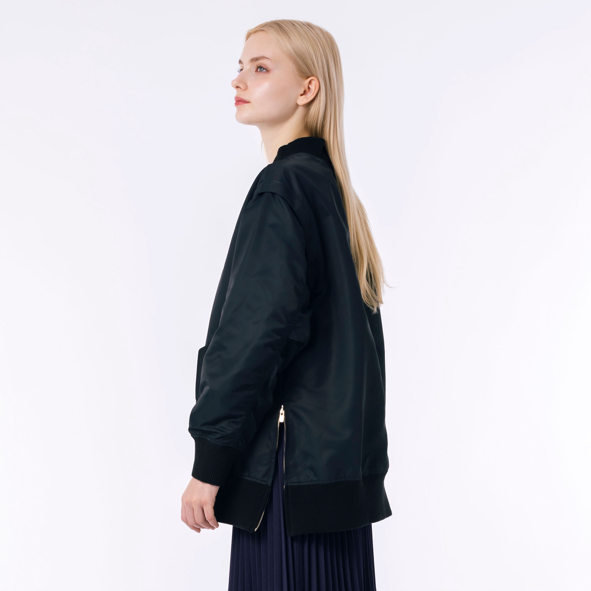 デタッチャブルスリーブボンバージャケット