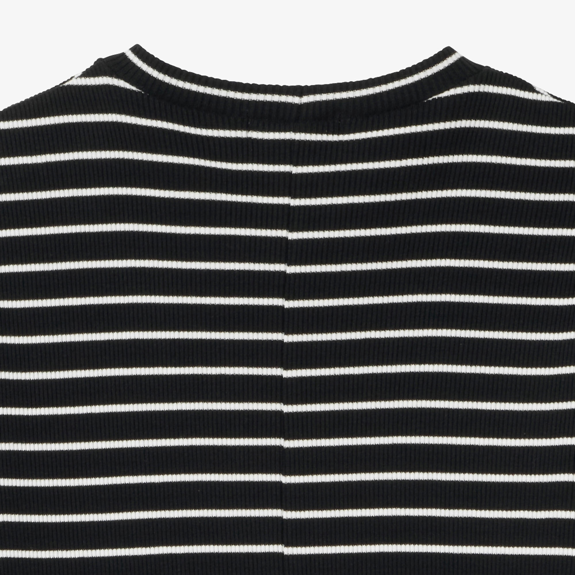 コットンリブニットドレス