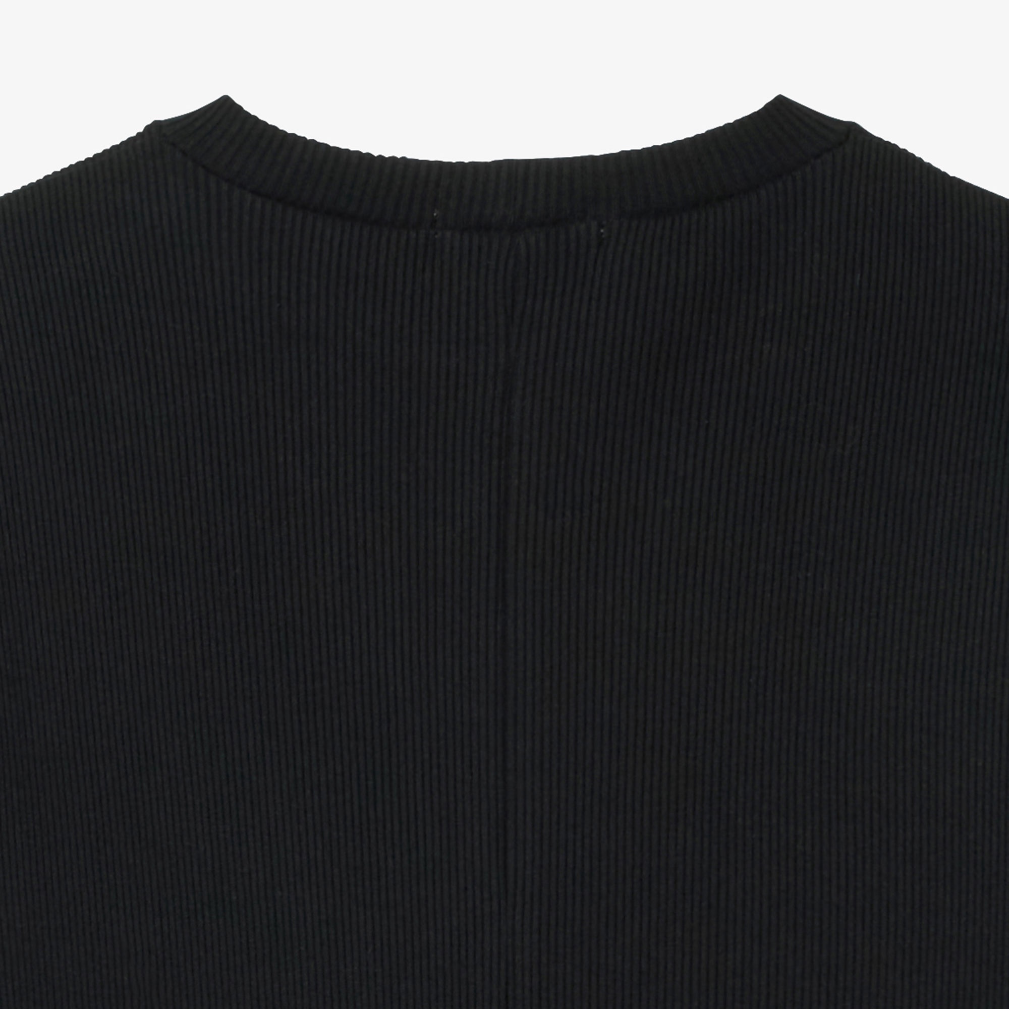 コットンリブニットドレス