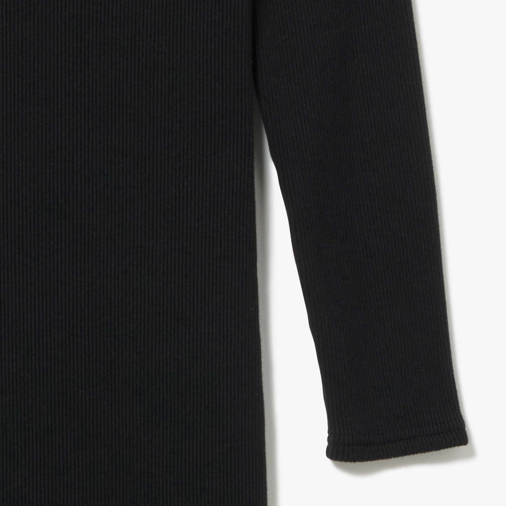 コットンリブニットドレス