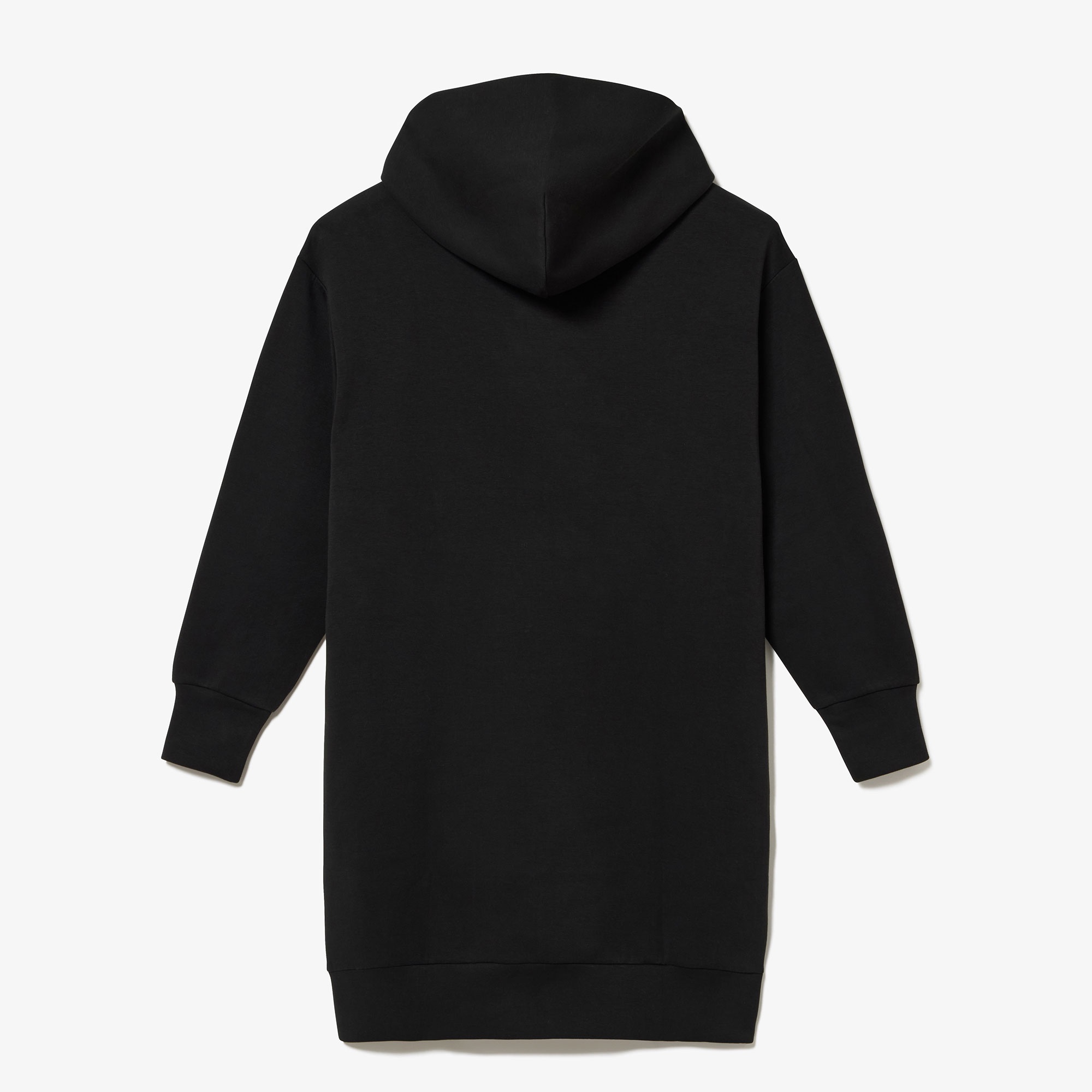 ブランドネームロゴステッチダブルフェイススウェットフーディードレス