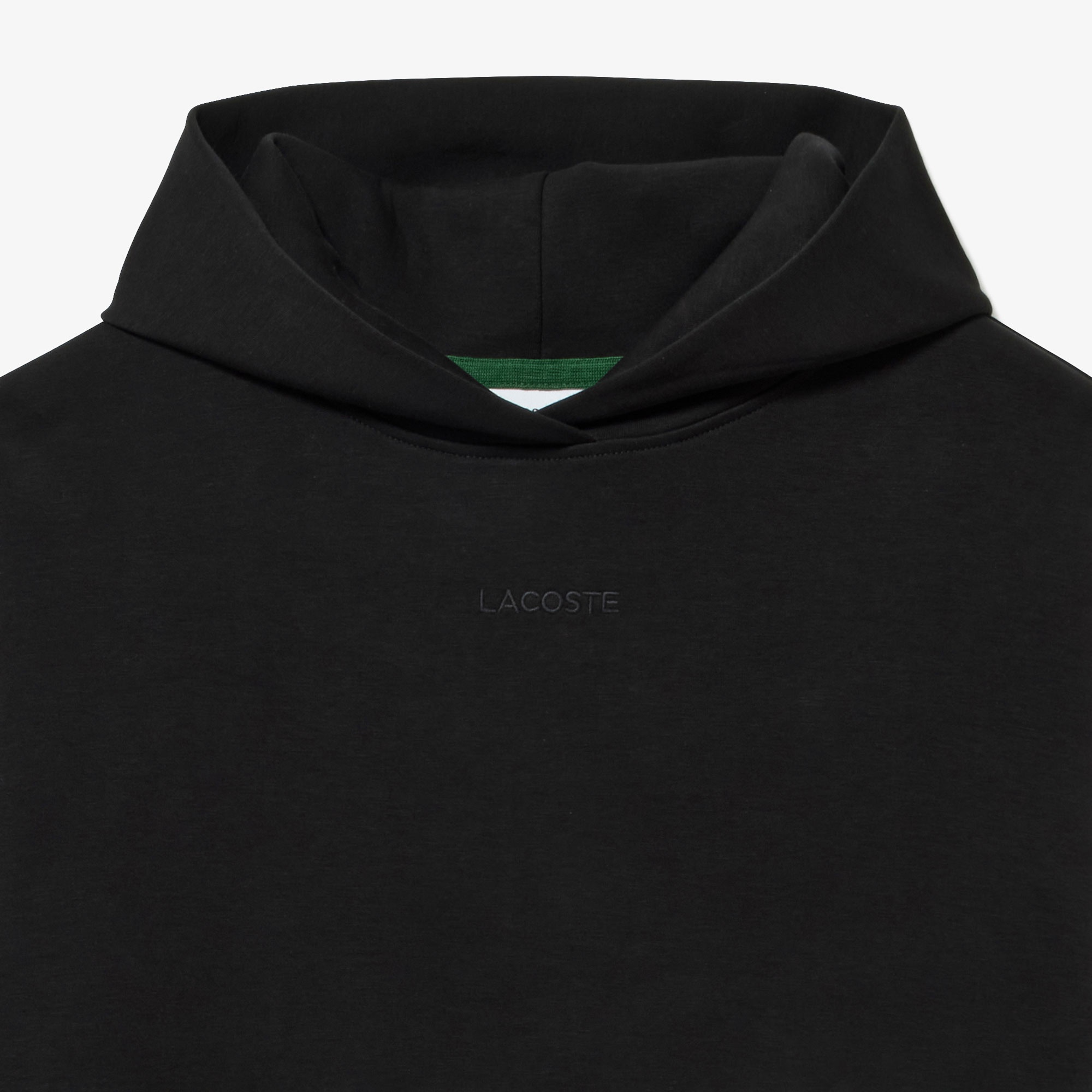 ブランドネームロゴステッチダブルフェイススウェットフーディードレス