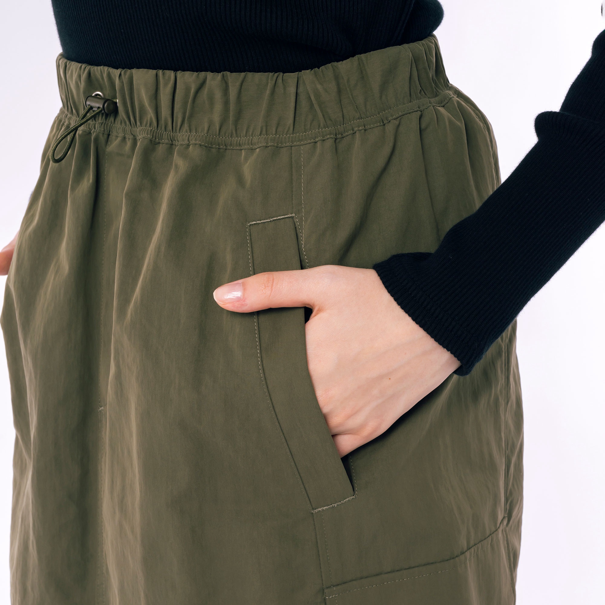 撥水ナイロンカーゴスカート