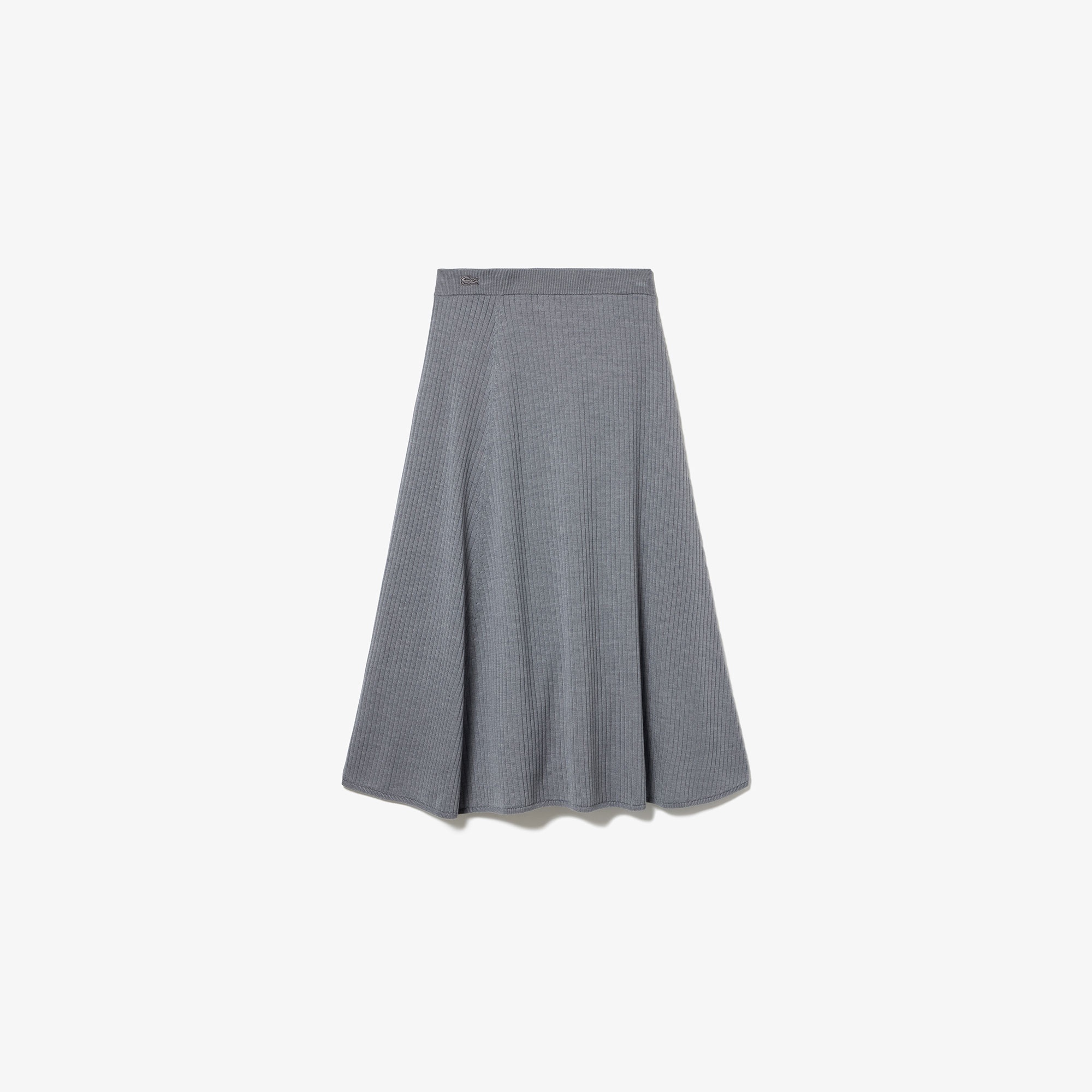 切り替えリブニットスカート