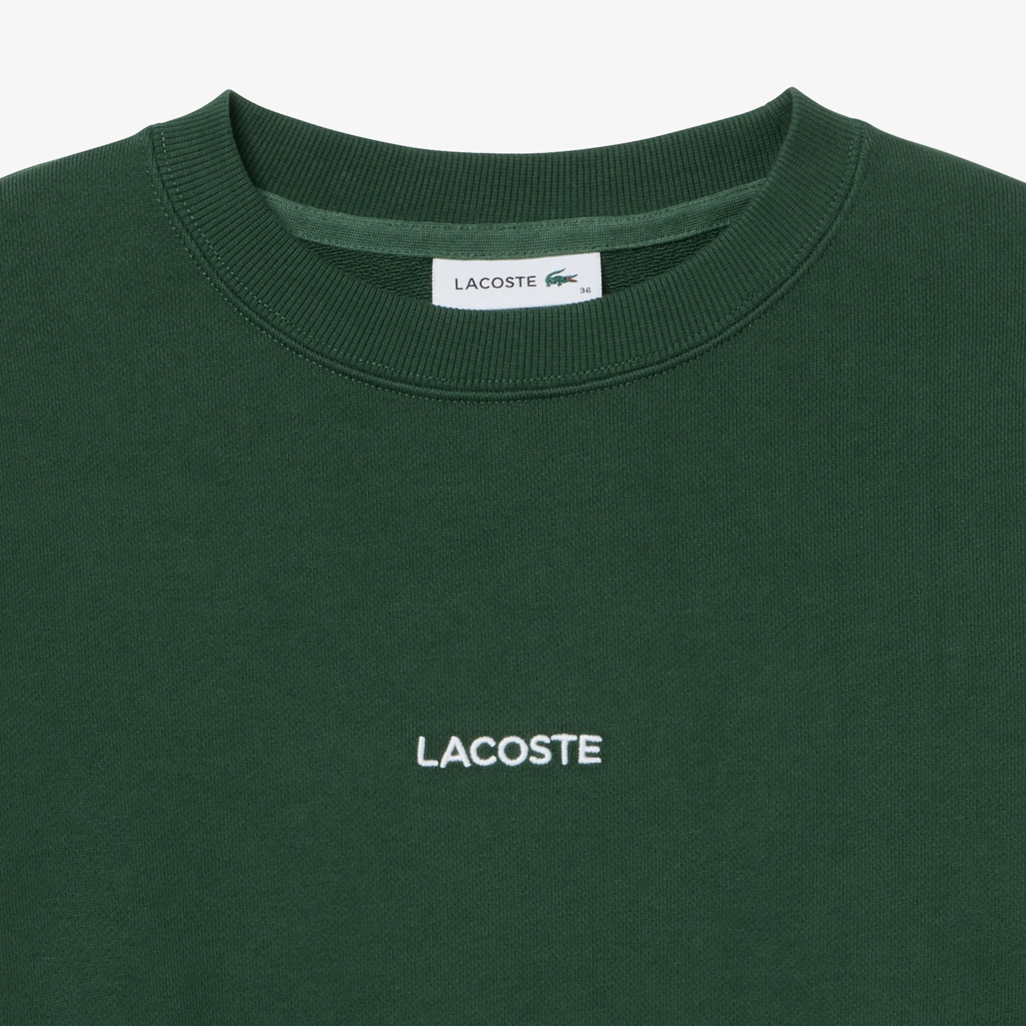 ブランドネームロゴステッチクルーネックスウェット