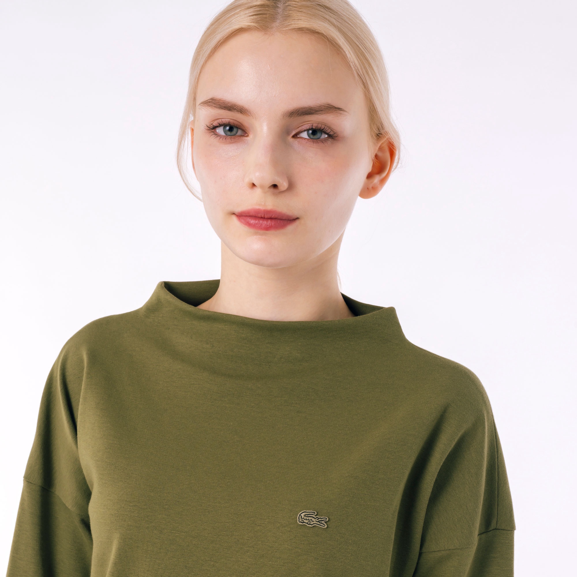 ボトルネックミラノリブプルオーバー