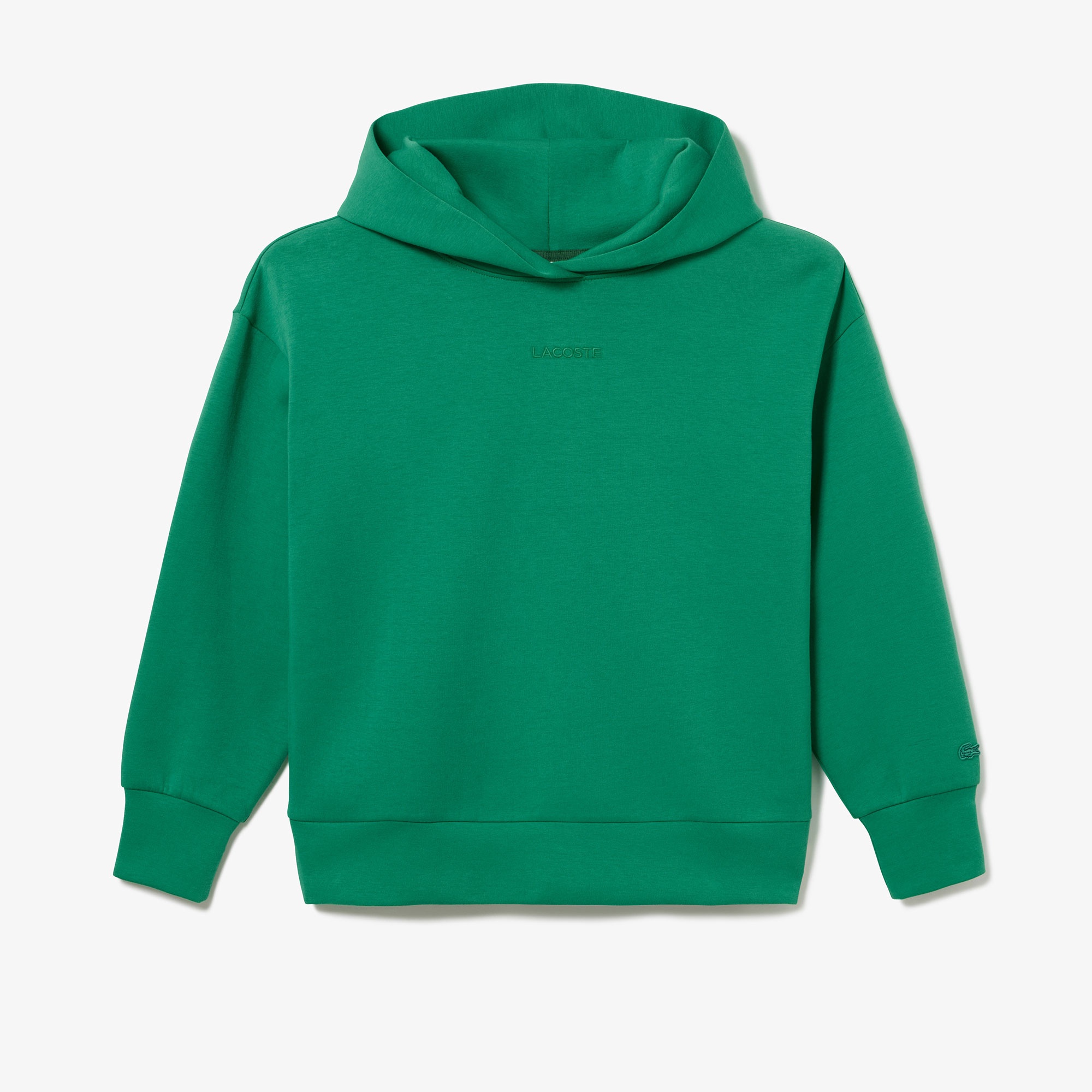 ブランドネームロゴステッチダブルフェイススウェットフーディー