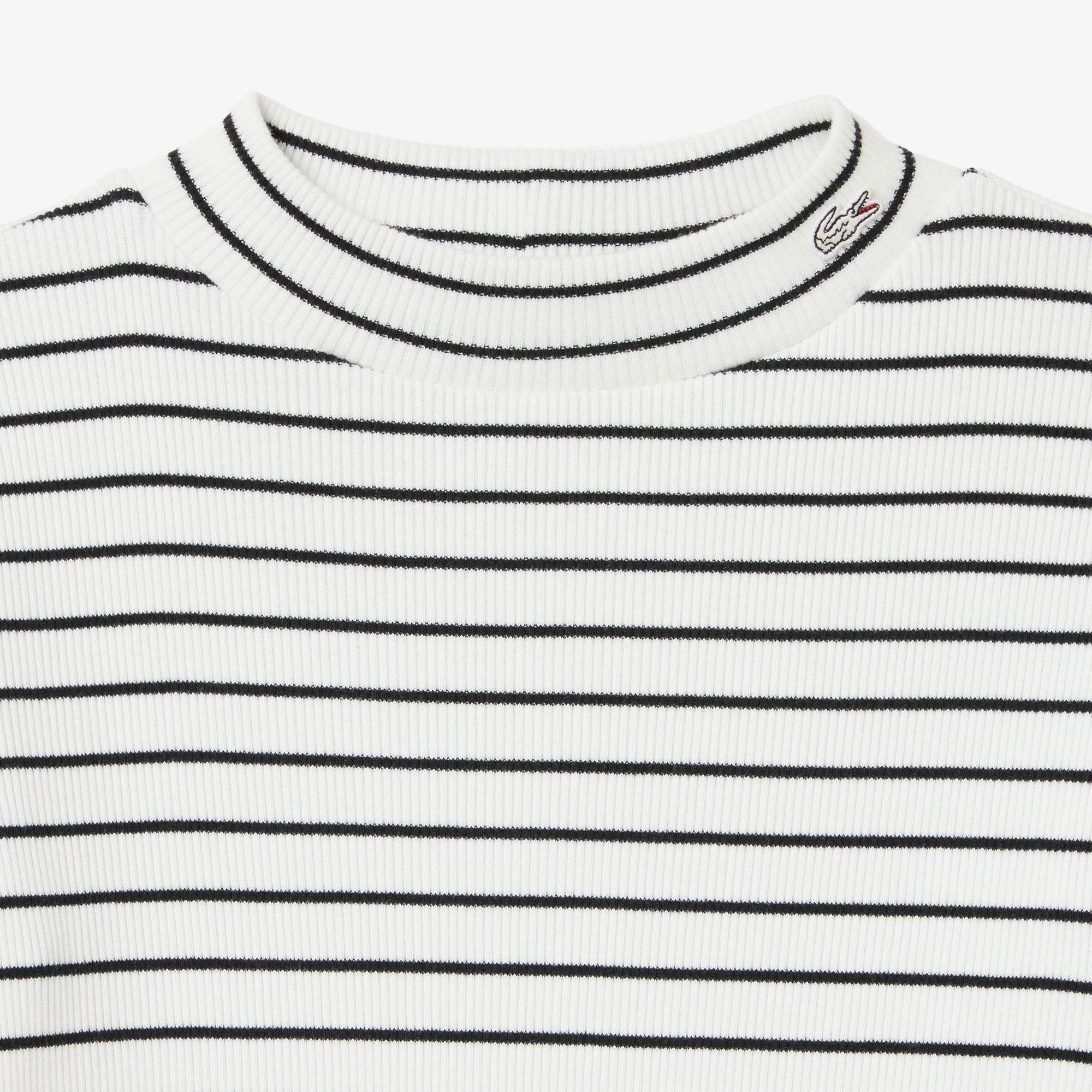 モックネックロングスリーブTシャツ