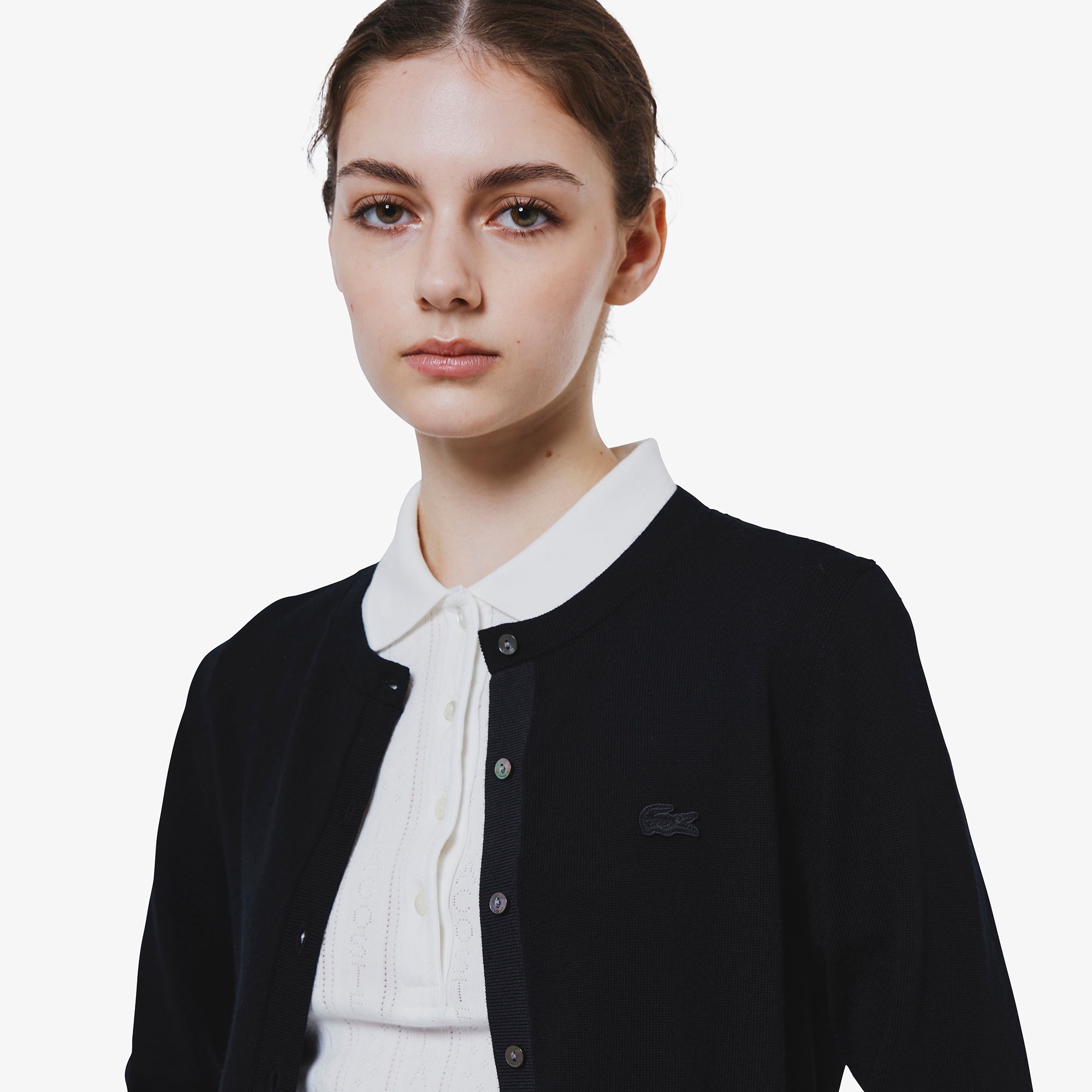 ウォッシャブルウールニットカーディガン