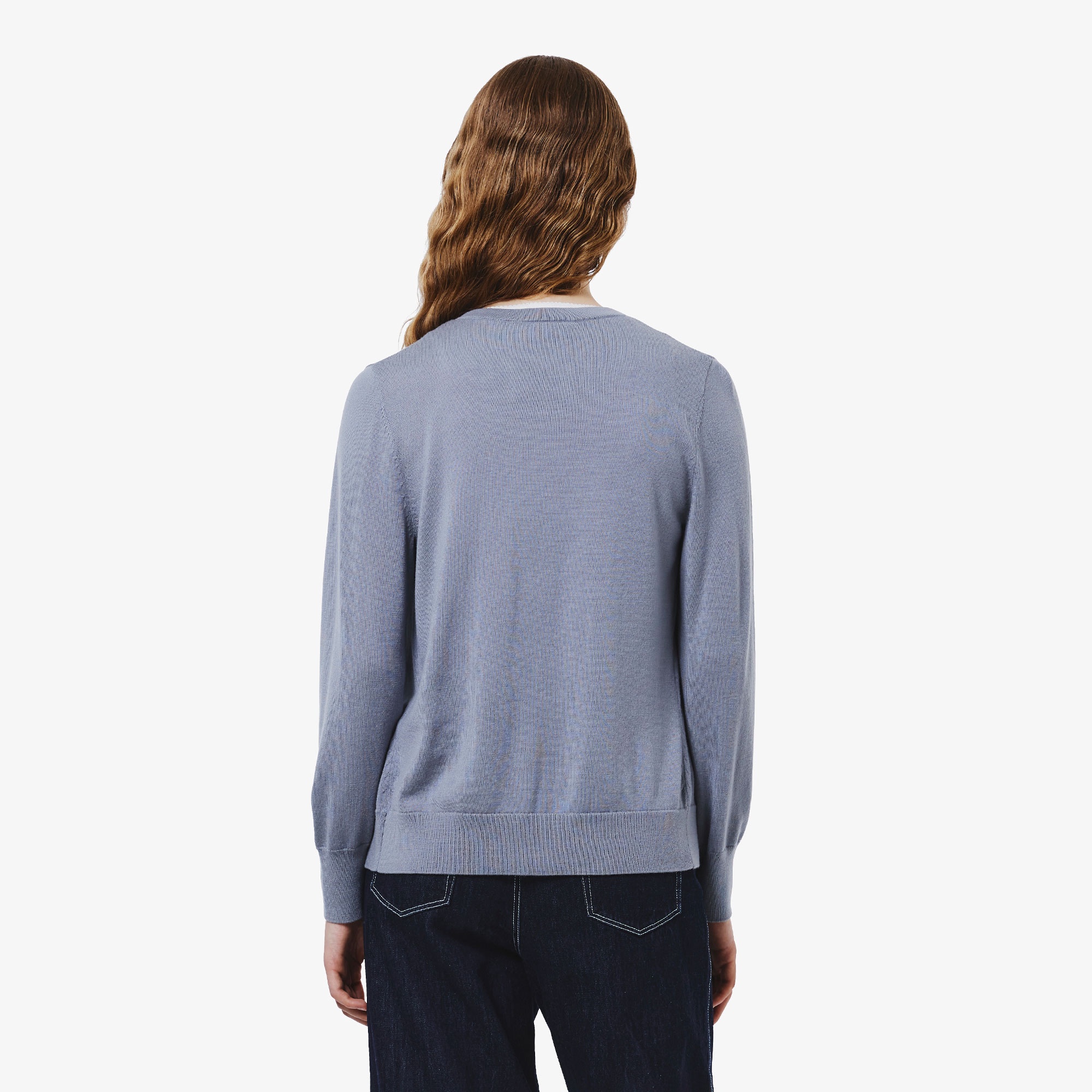 ウォッシャブルウールニットカーディガン