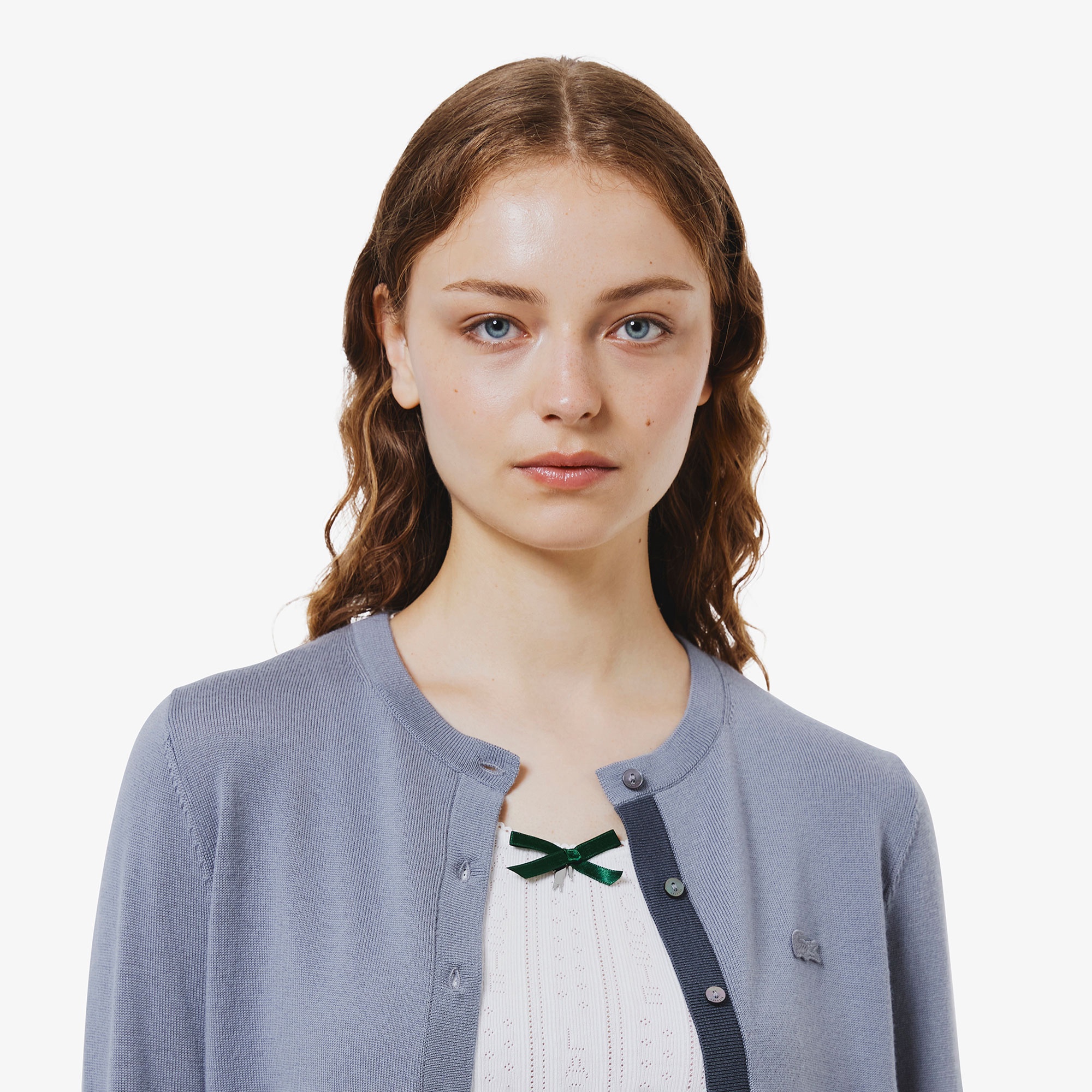 ウォッシャブルウールニットカーディガン