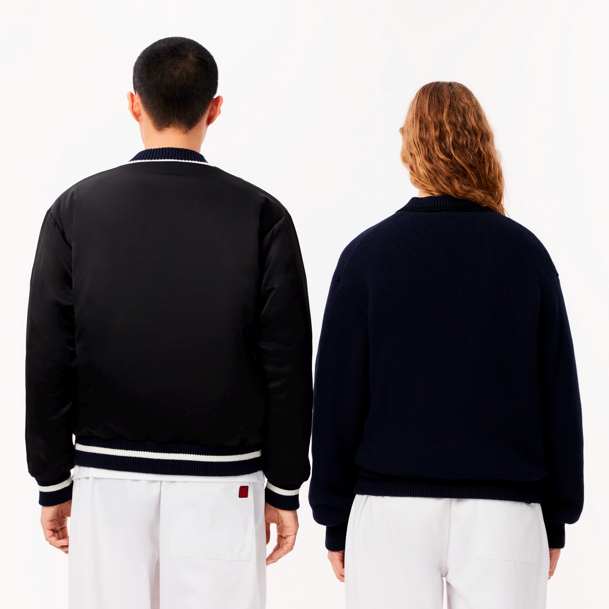 『Lacoste x CLOT』リバーシブルカーディガン