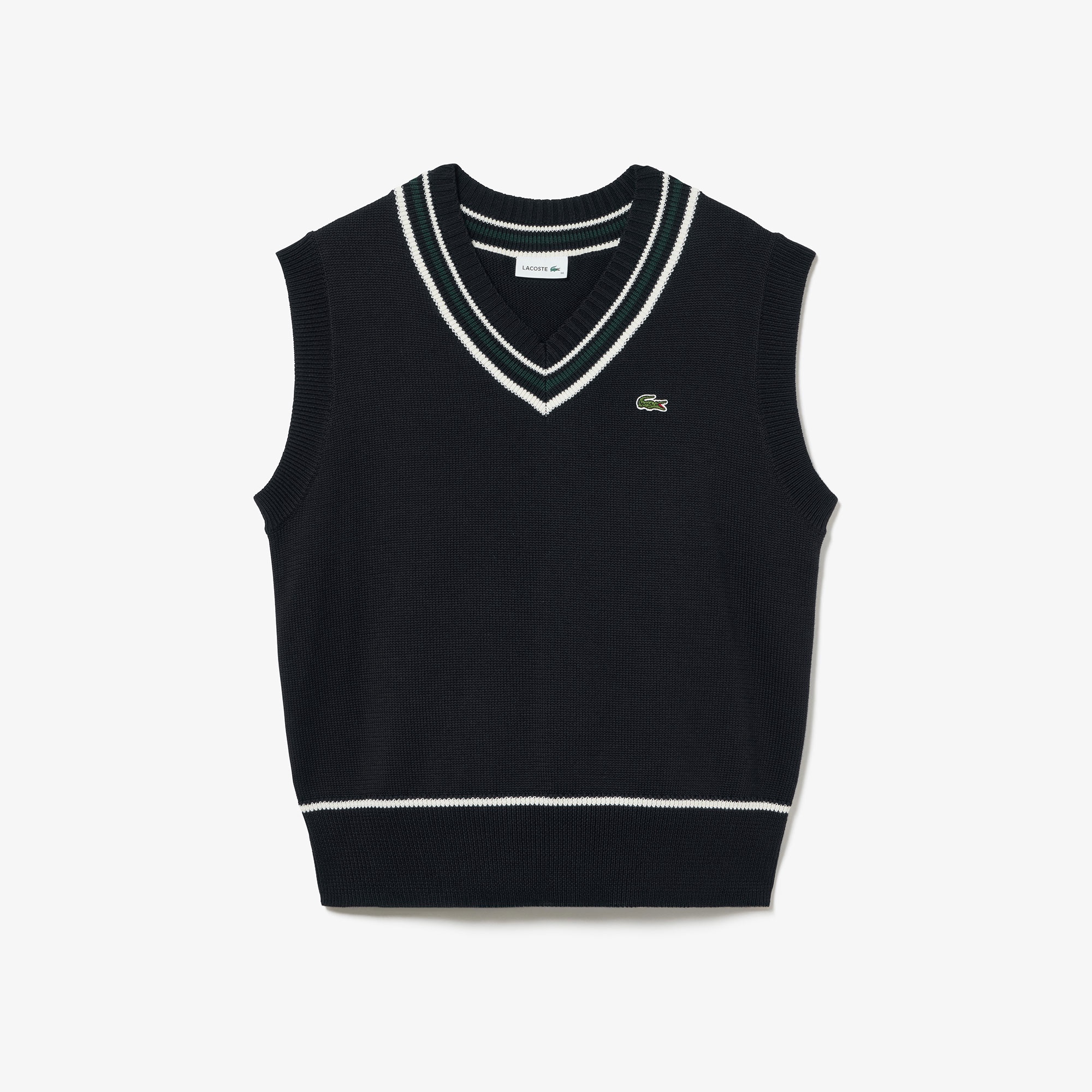 コットンポリニットチルデンベスト