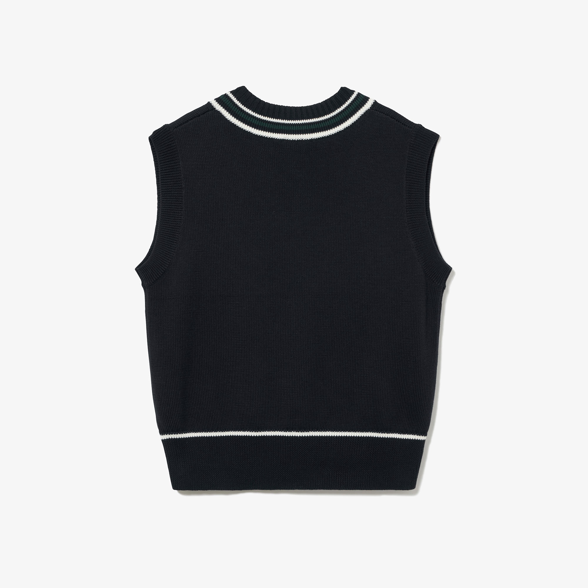 コットンポリニットチルデンベスト