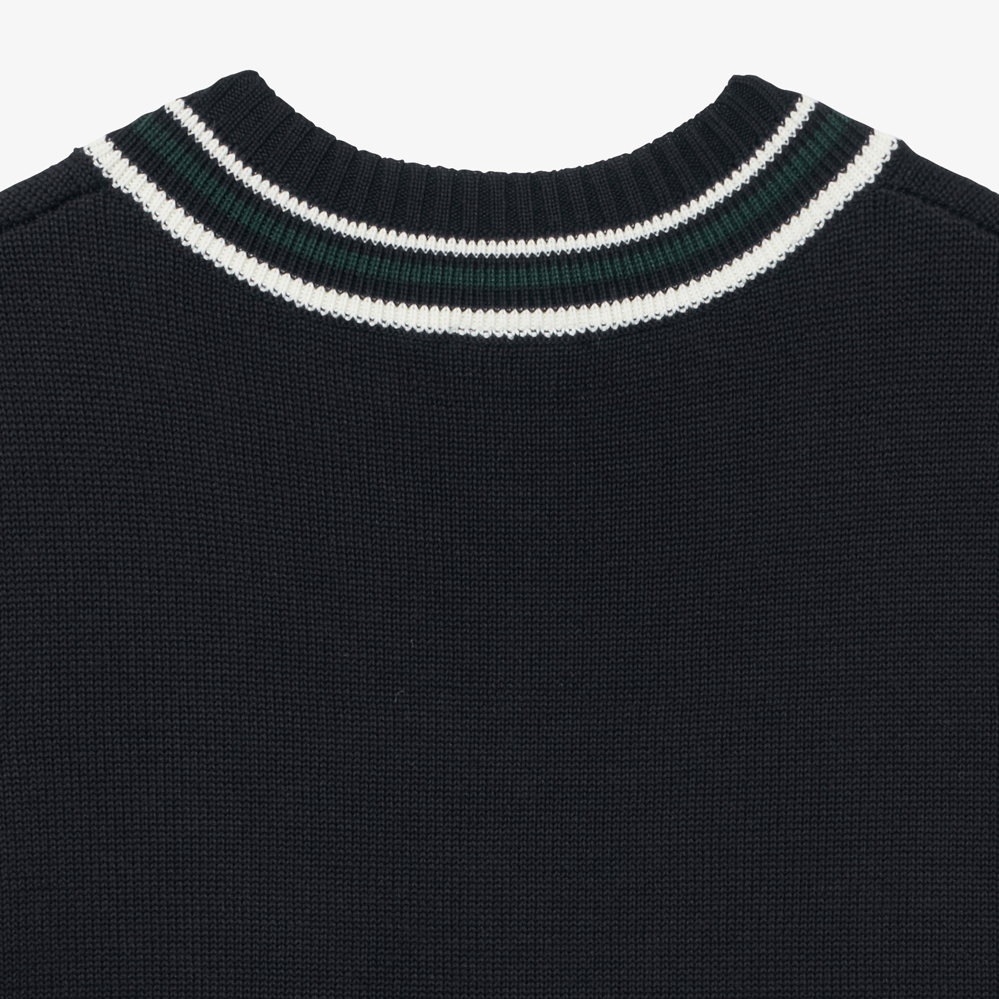 コットンポリニットチルデンベスト