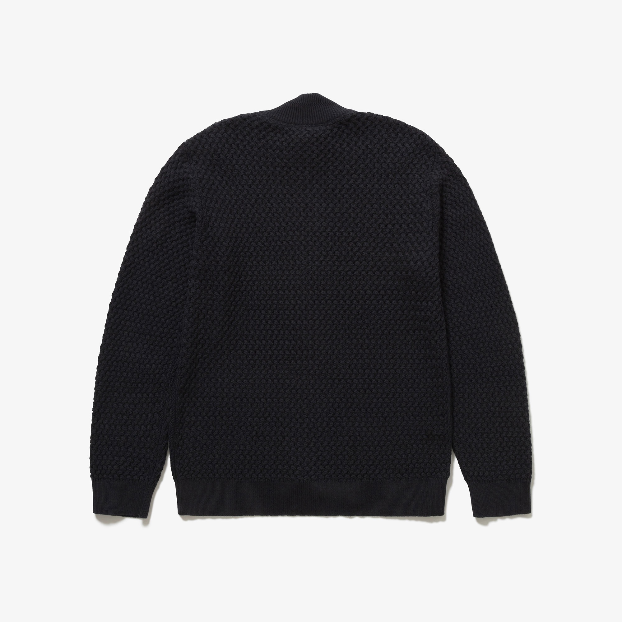 バスケットニットジップアップ