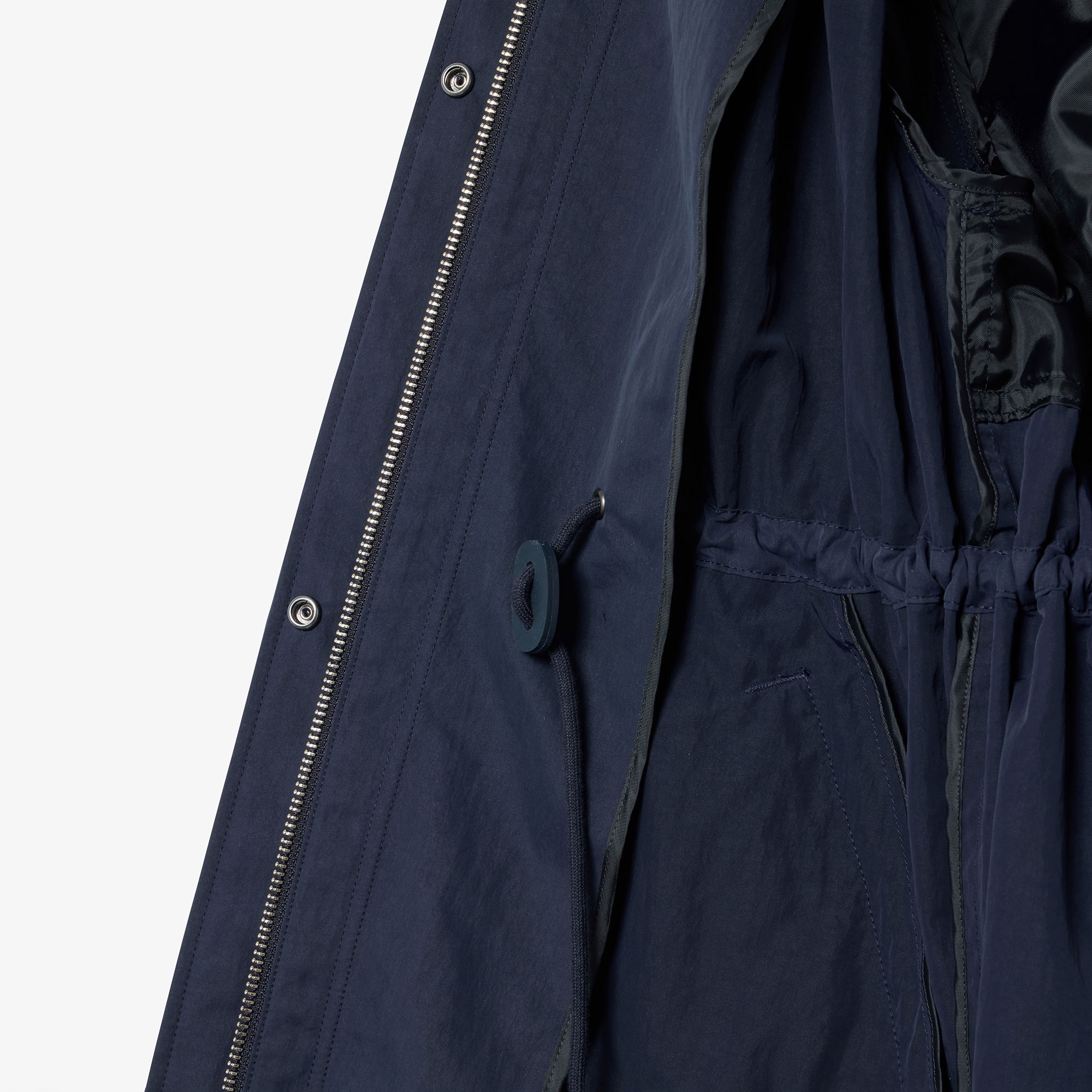 撥水ナイロンミリタリーコート