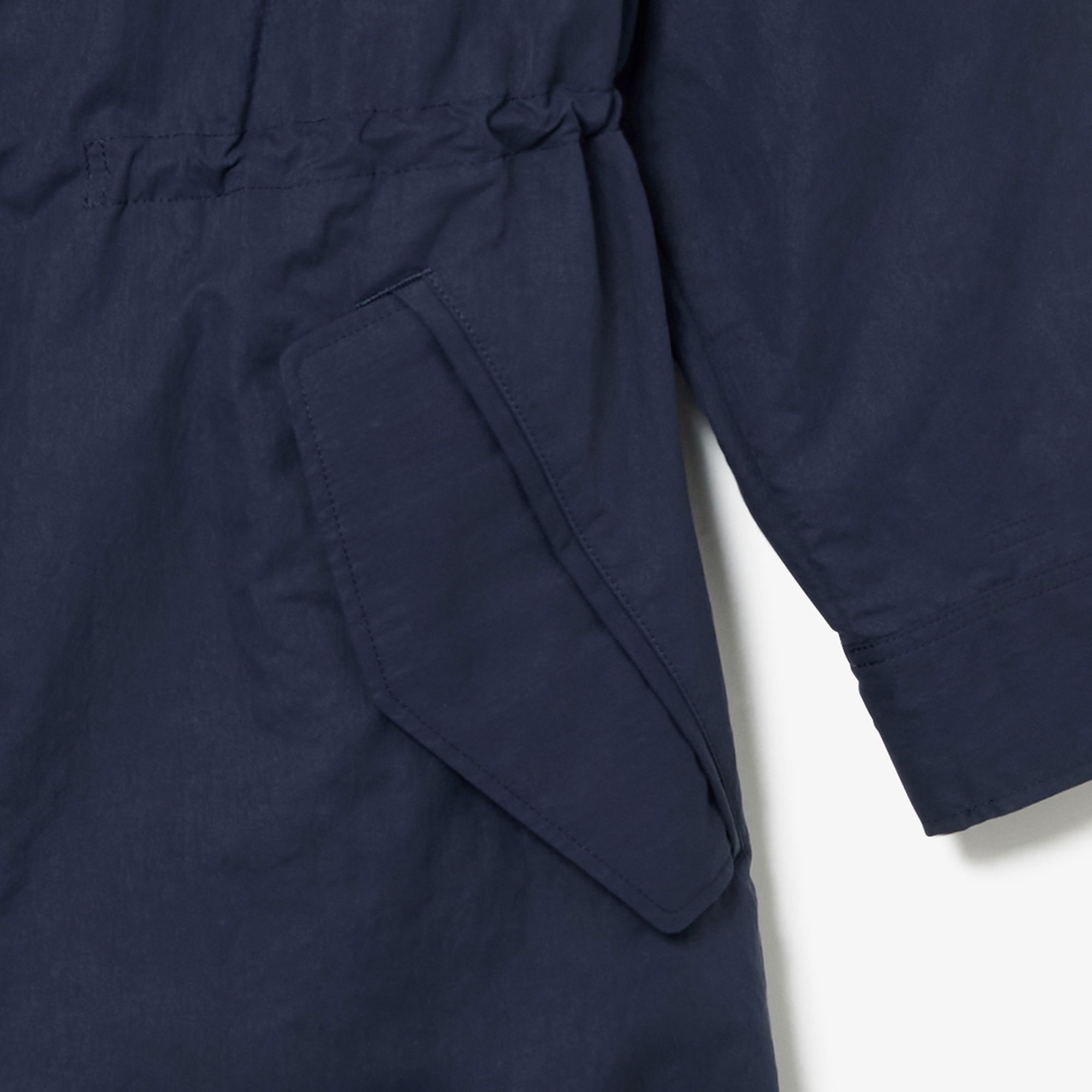 撥水ナイロンミリタリーコート