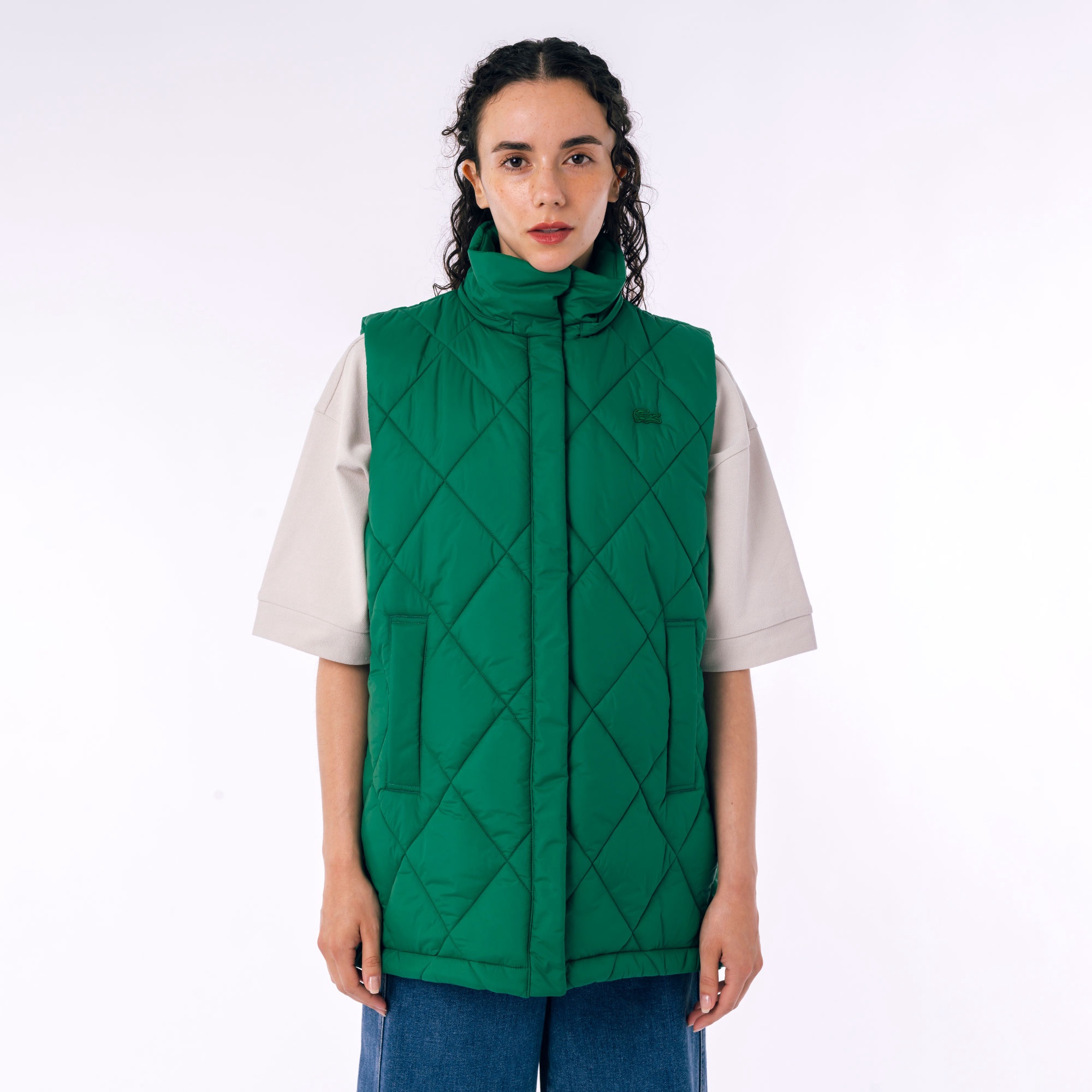 撥水キルティングベスト