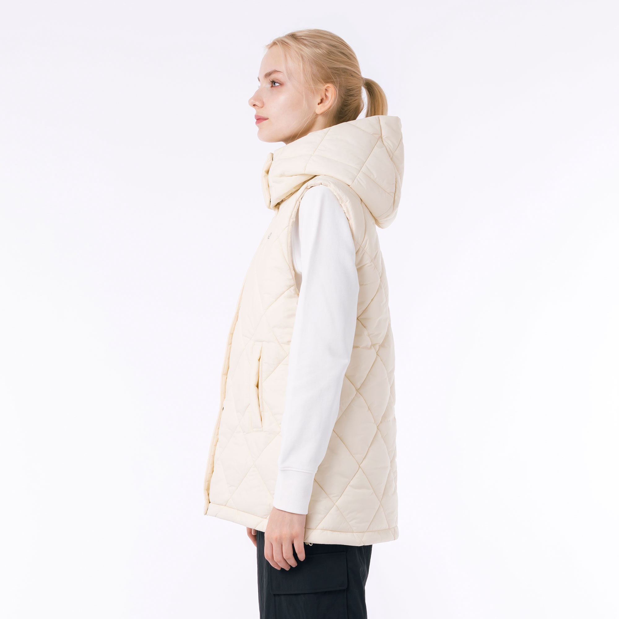 撥水キルティングベスト