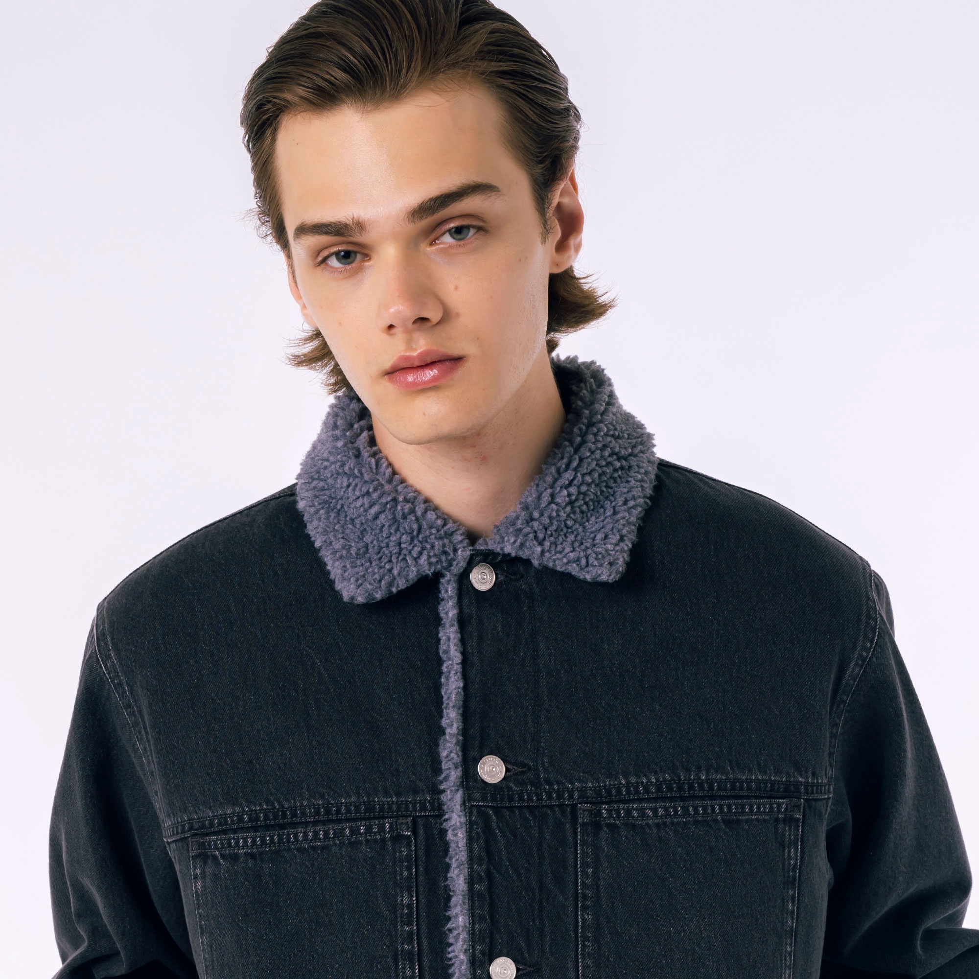 ボアライニングデニムジャケット