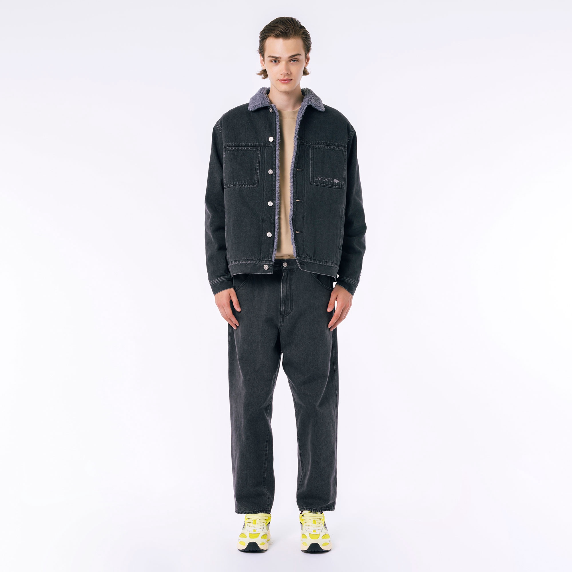 ボアライニングデニムジャケット