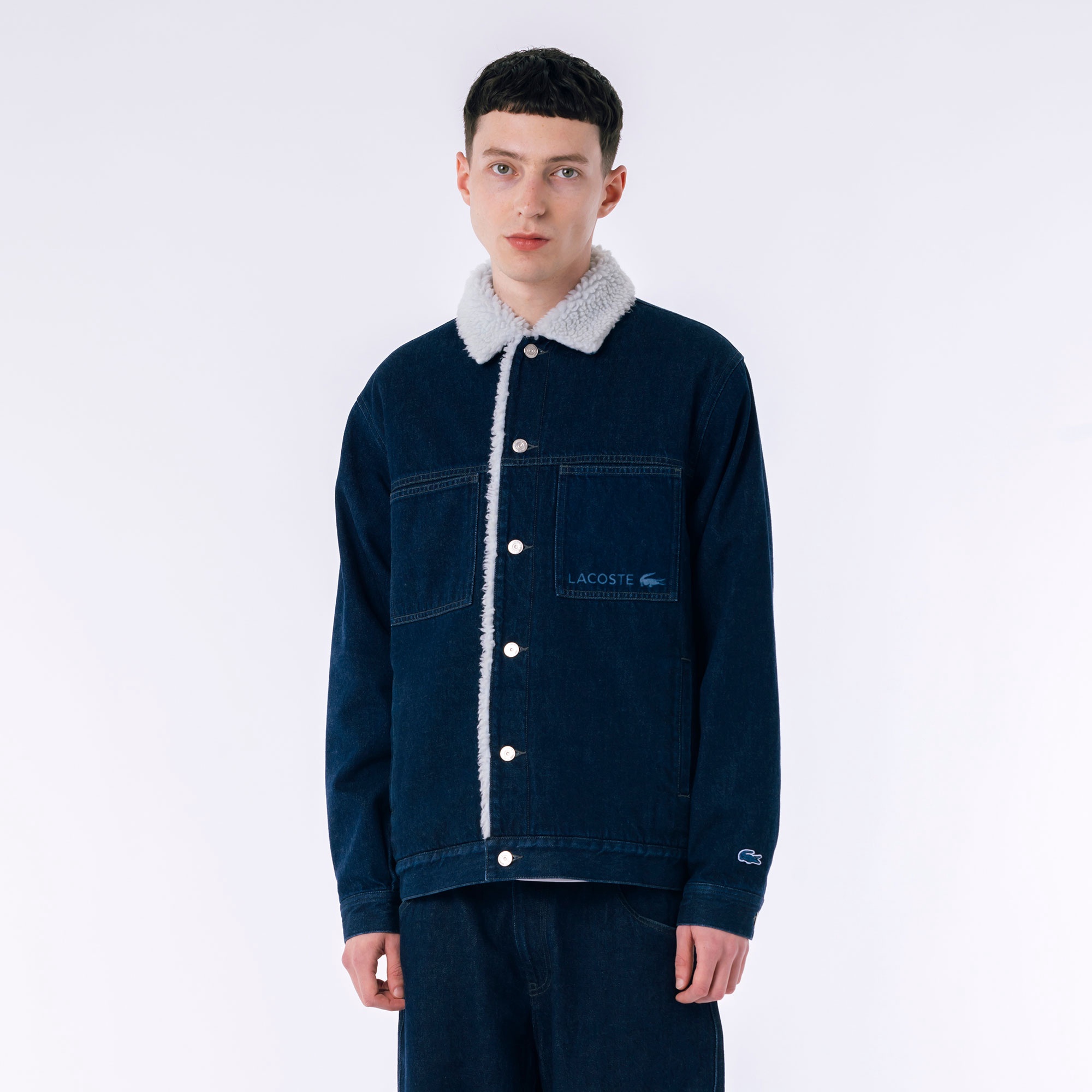 ボアライニングデニムジャケット