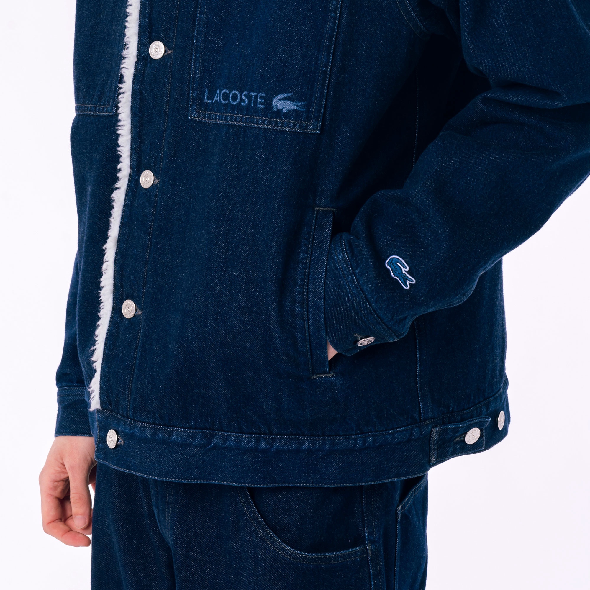 ボアライニングデニムジャケット