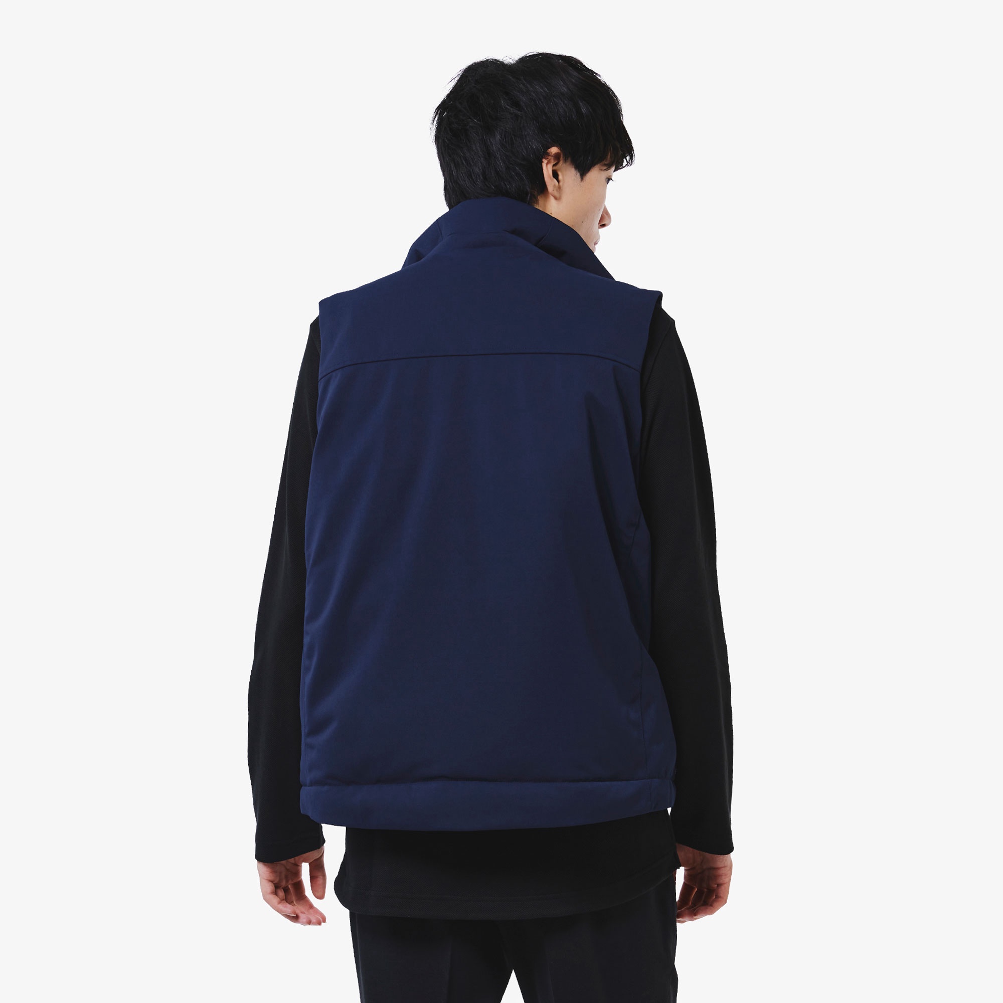 耐水透湿ピケダウンベスト