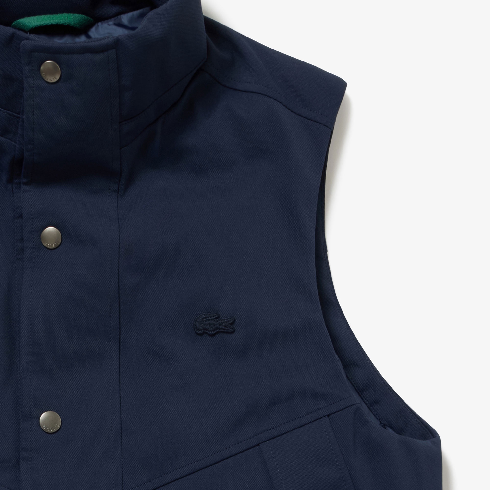 耐水透湿ピケダウンベスト