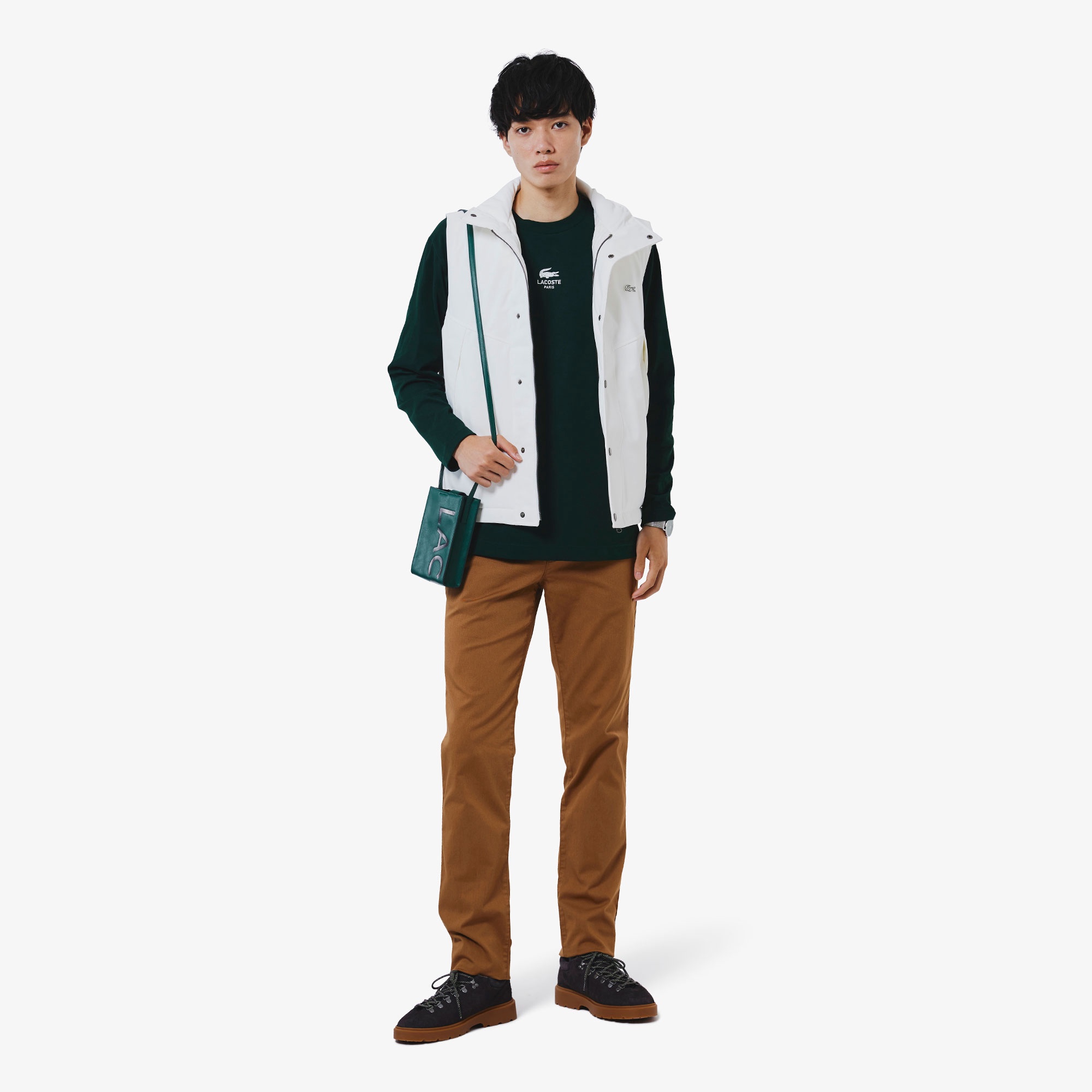 耐水透湿ピケダウンベスト