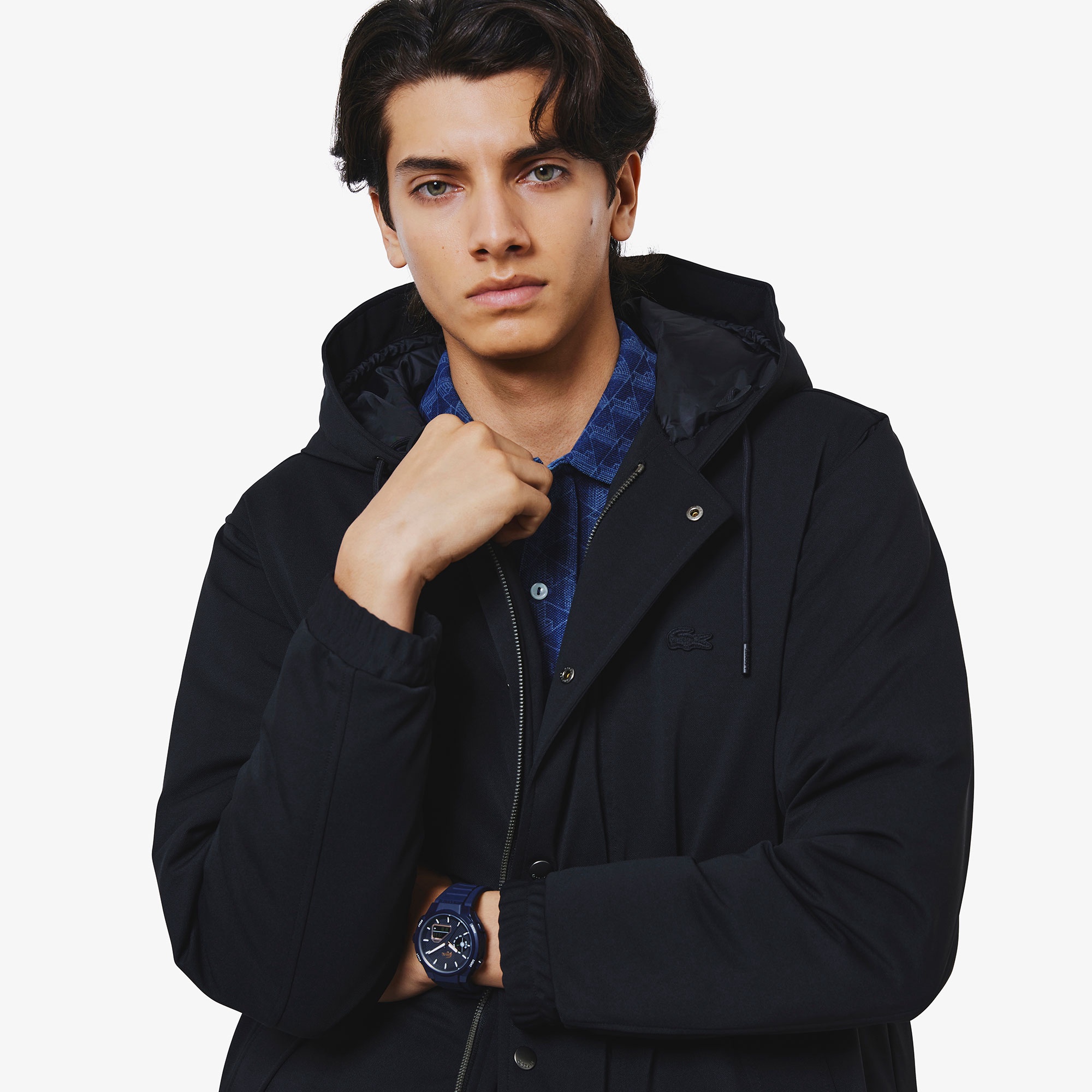 耐水透湿ピケダウンジャケット