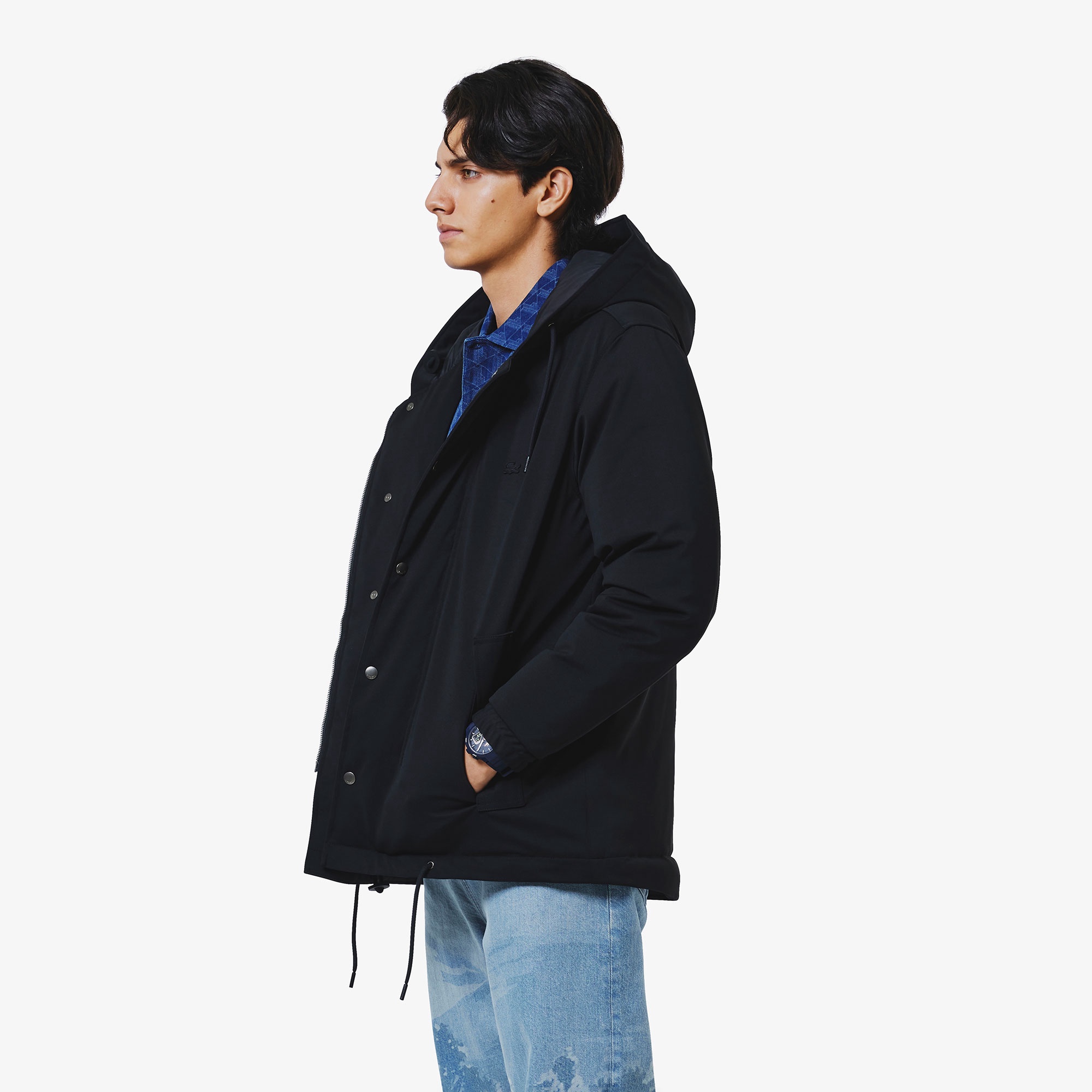 耐水透湿ピケダウンジャケット