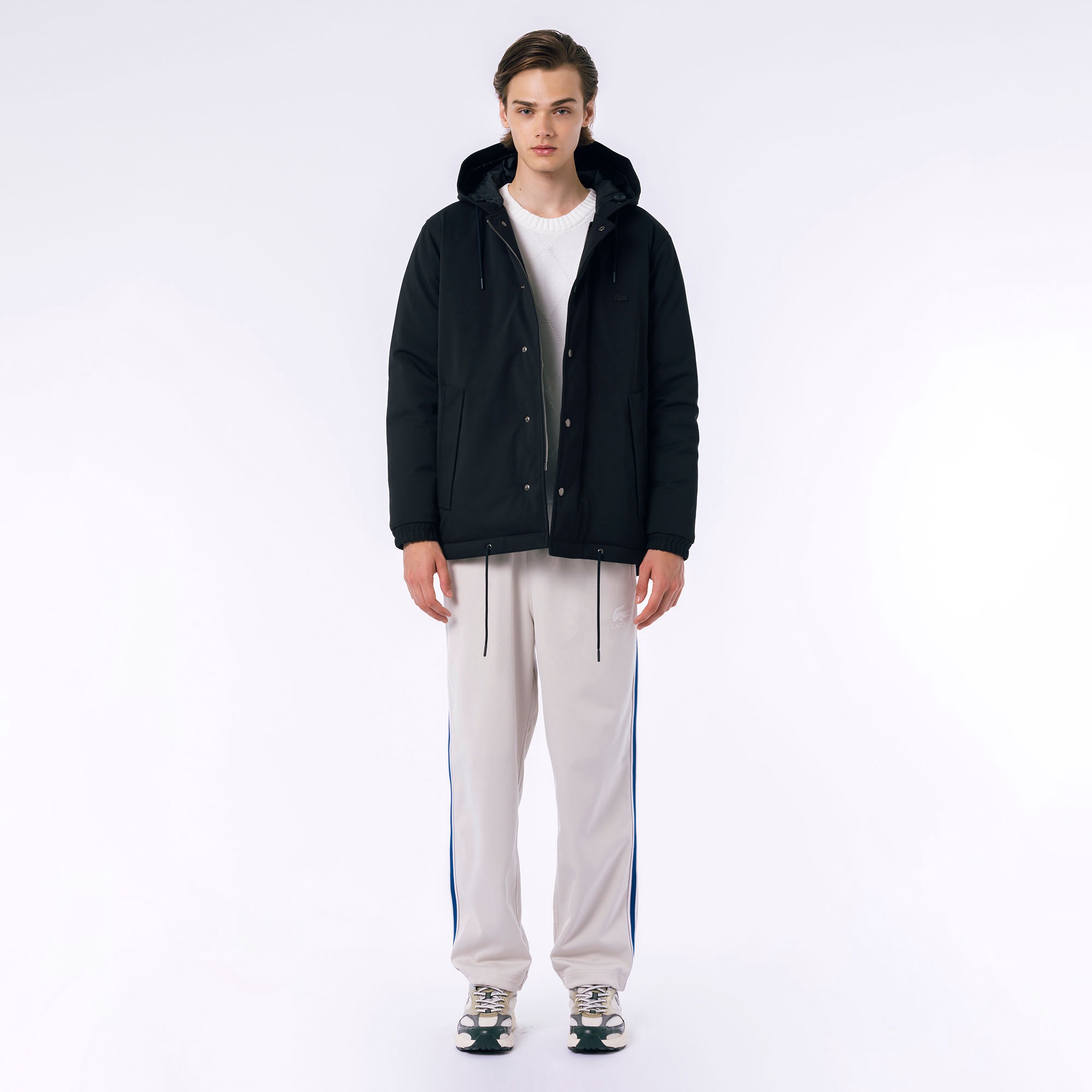 耐水透湿ピケダウンジャケット