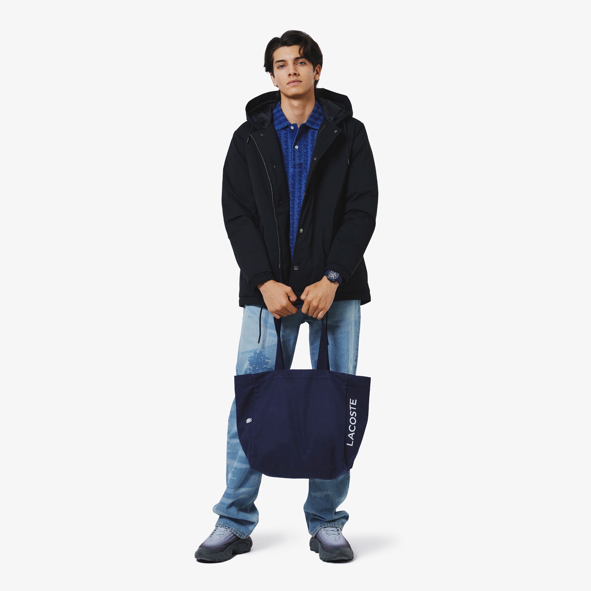 耐水透湿ピケダウンジャケット