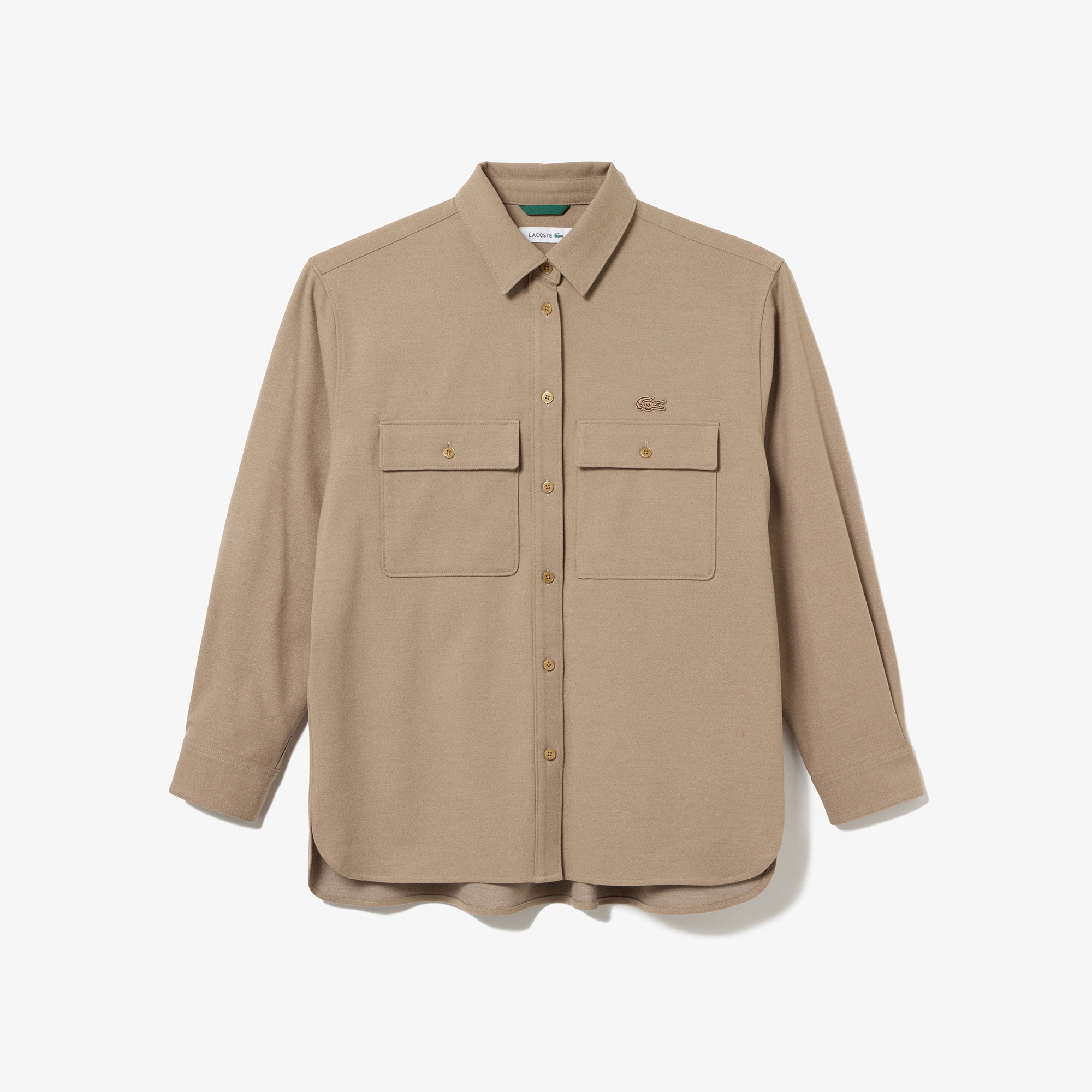 ウールライクダブルポケットシャツ