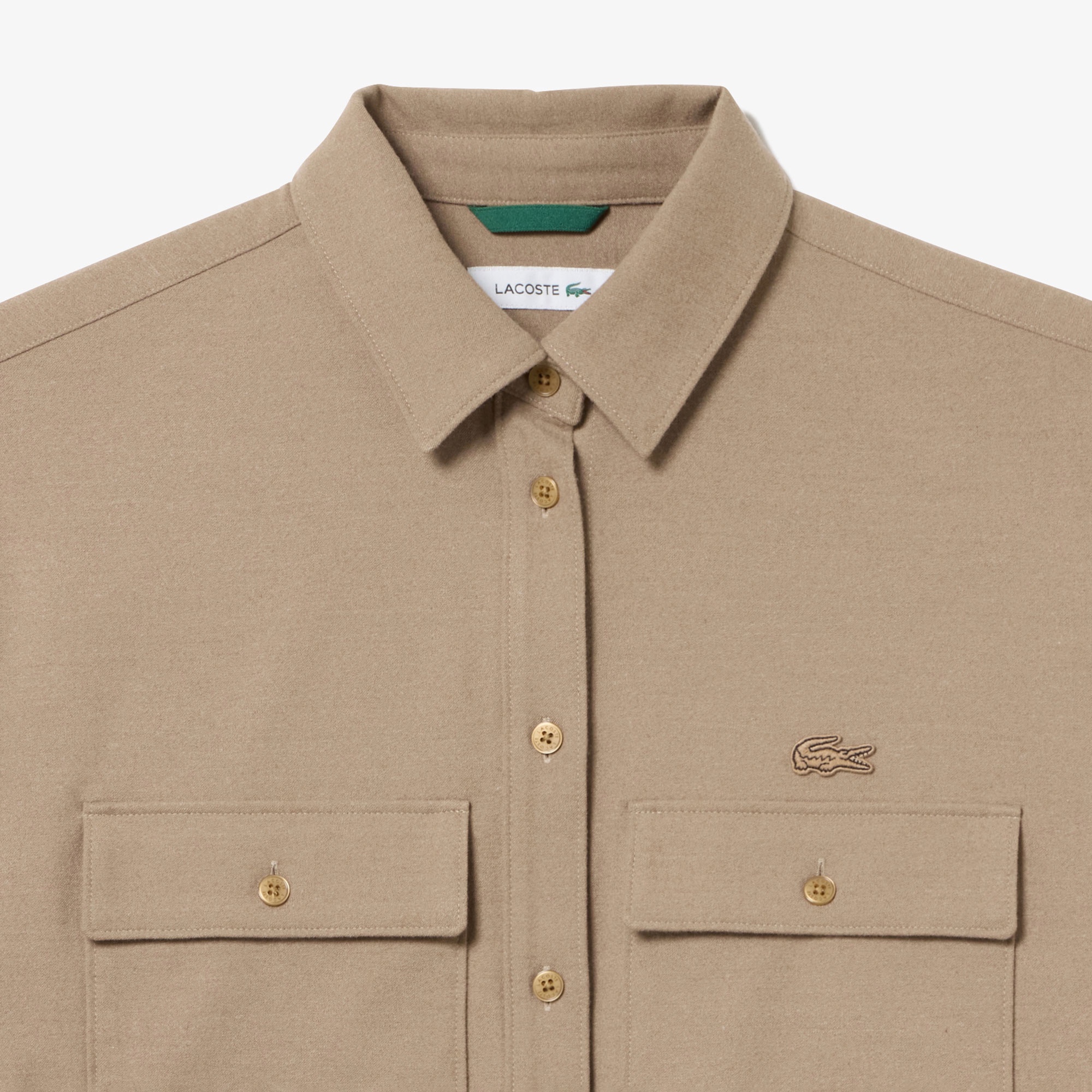 ウールライクダブルポケットシャツ