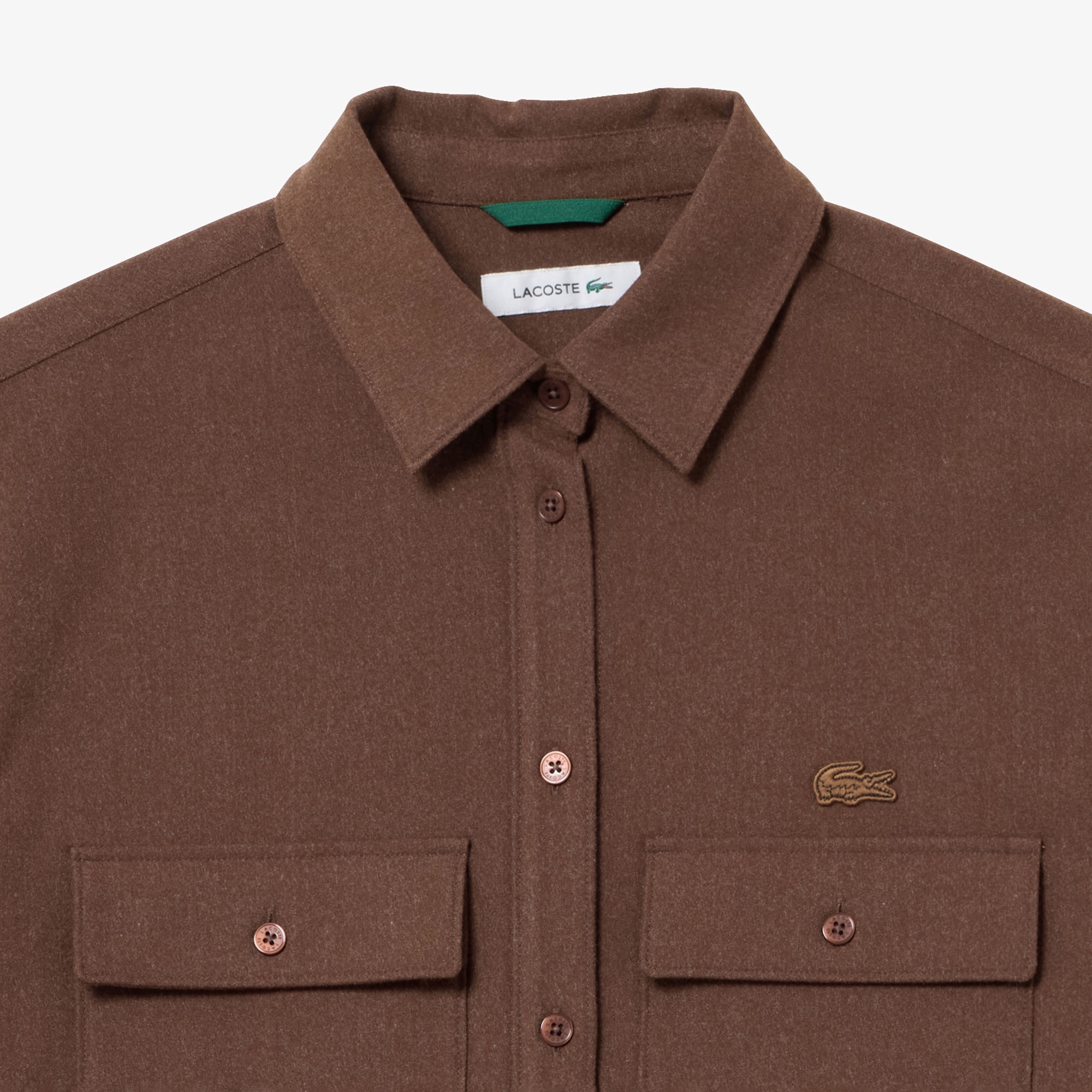 ウールライクダブルポケットシャツ